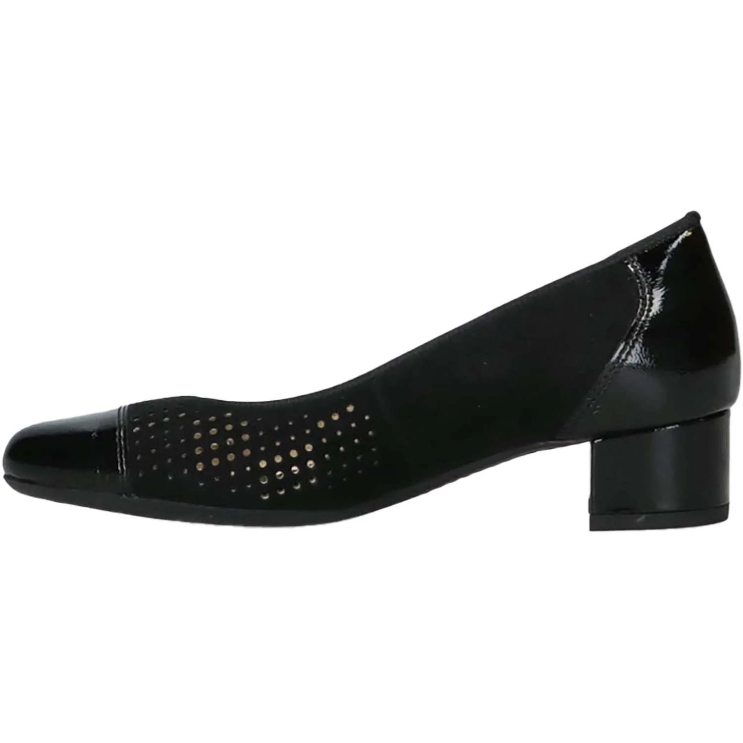 Ara Nonie 3 Women's Shoes Black Patent/Kid Suede - Image 3