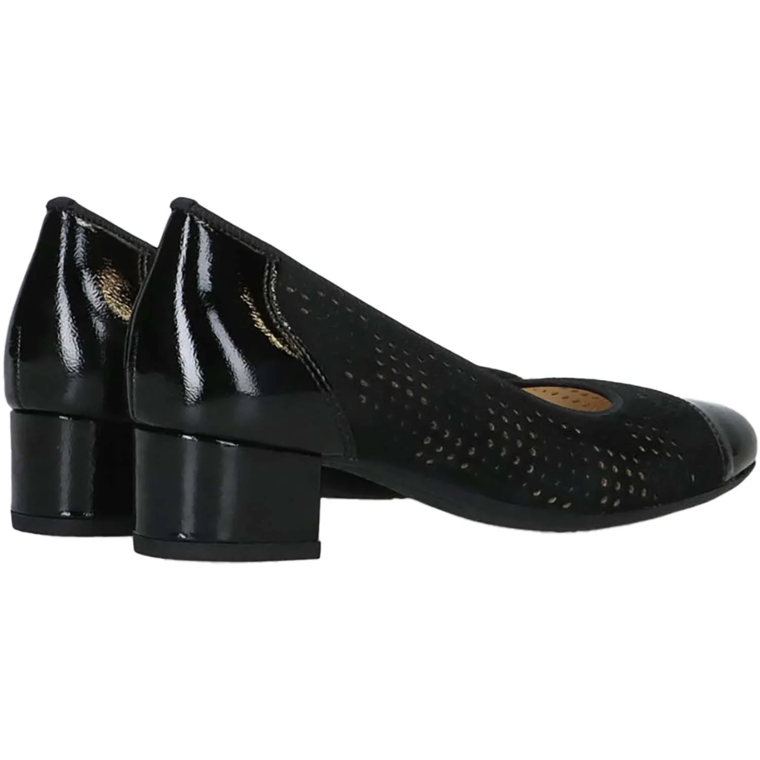 Ara Nonie 3 Women's Shoes Black Patent/Kid Suede - Image 4