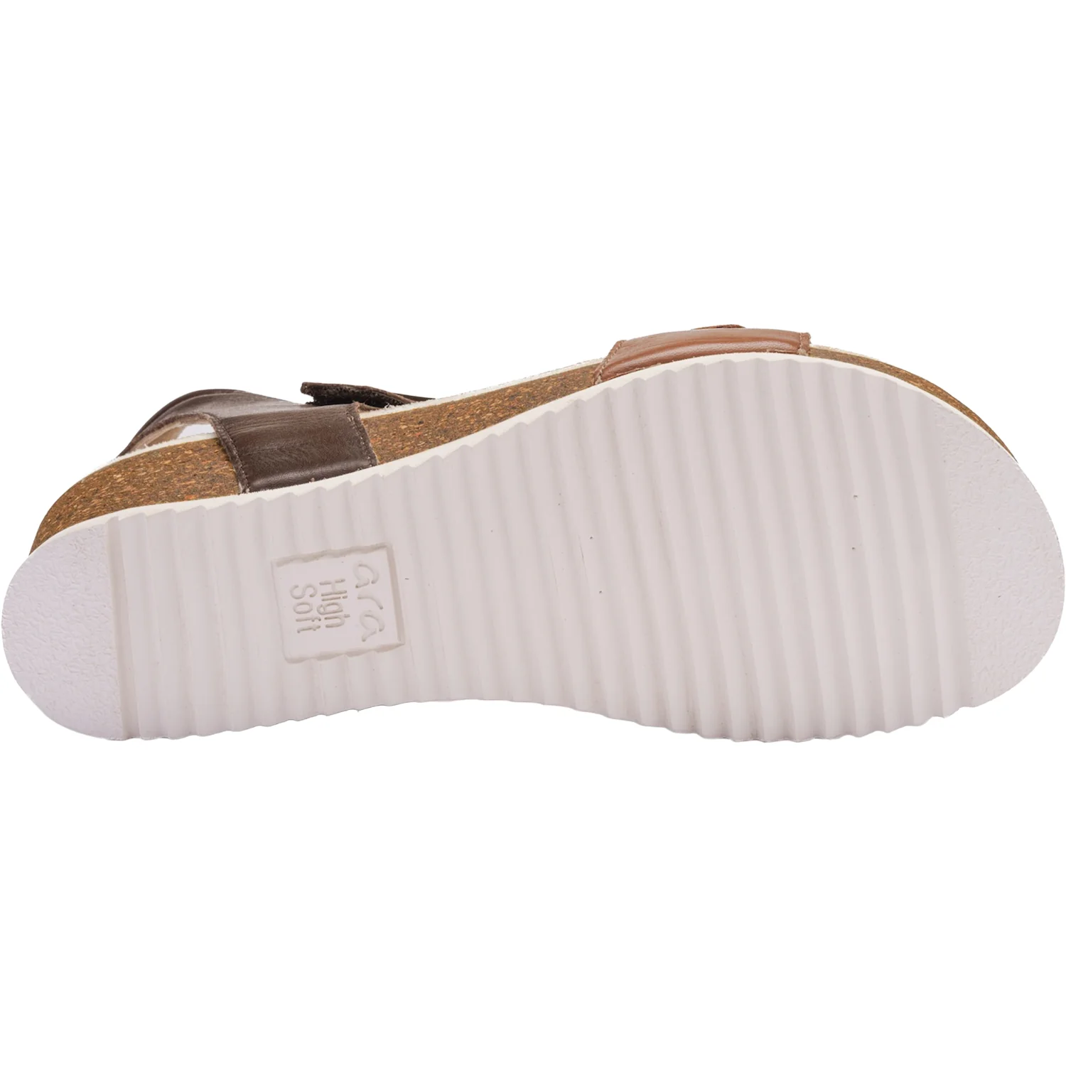 Ara Nova Women's Wedge Sandals Mousse/Mocha Calf - Image 4
