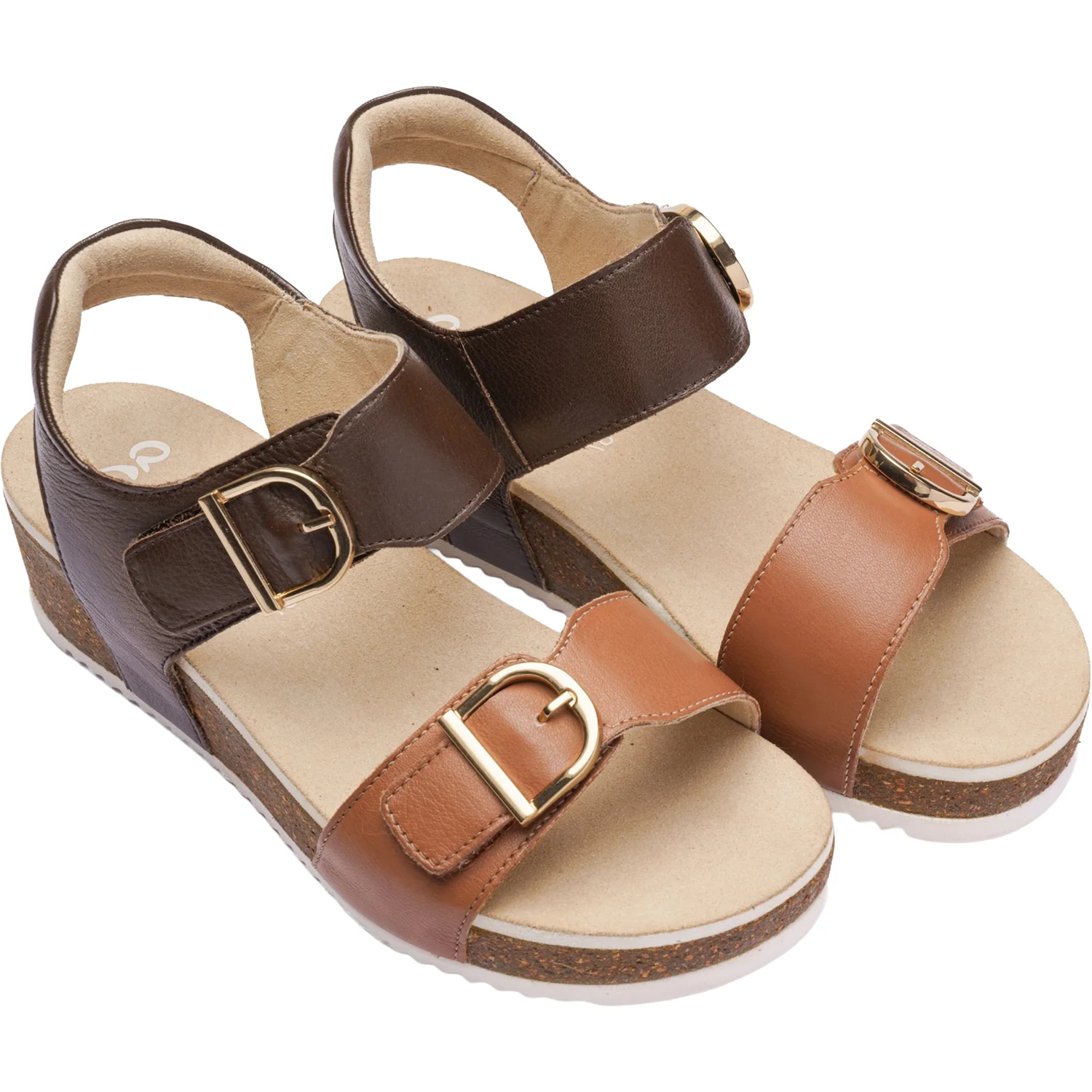 Ara Nova Women's Wedge Sandals Mousse/Mocha Calf - Image 7