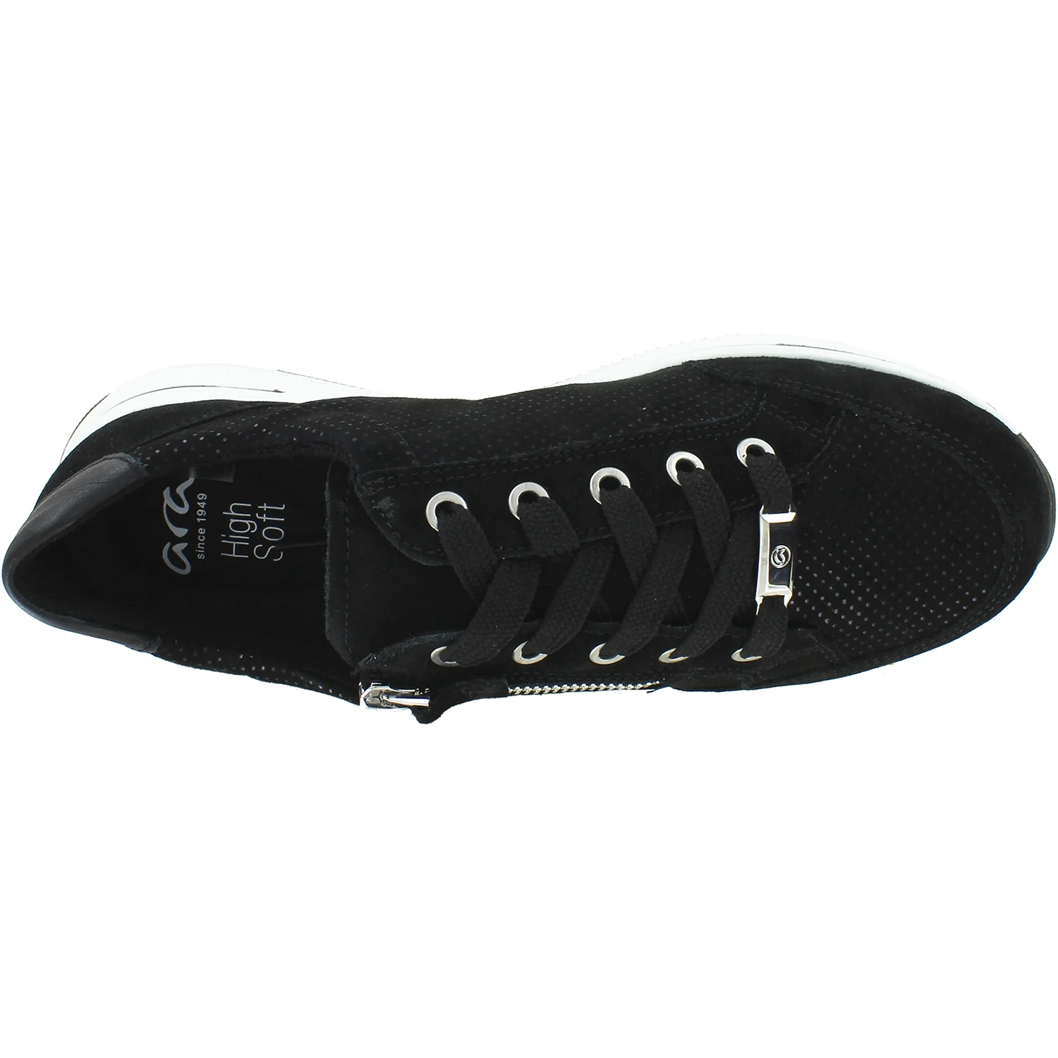 Ara Oleanna Women's Sneakers Black Suede/Puntkid - Image 2