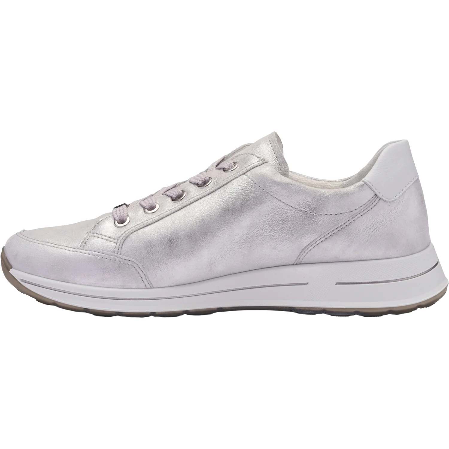 Ara Oleanna Women's Sporty Lace Up Shoes Dusty Nuvolakid/White Calf - Image 3