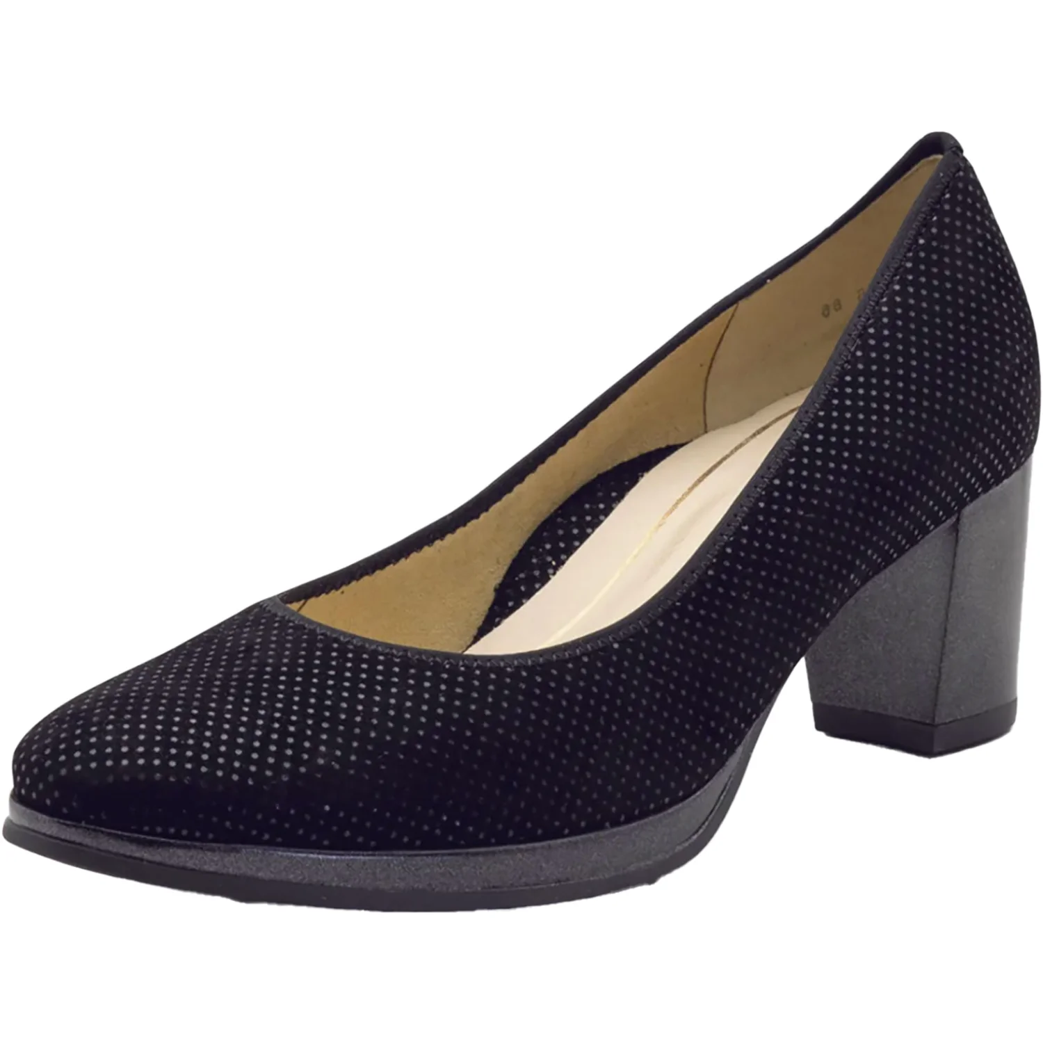 Ara Ophelia Women's High Heel Pumps Black Puntikid Leather - Image 3