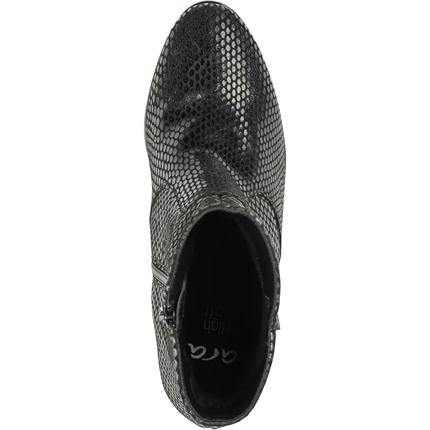Ara Osmanthus Women's Mid Boots Black Snake Print - Image 2