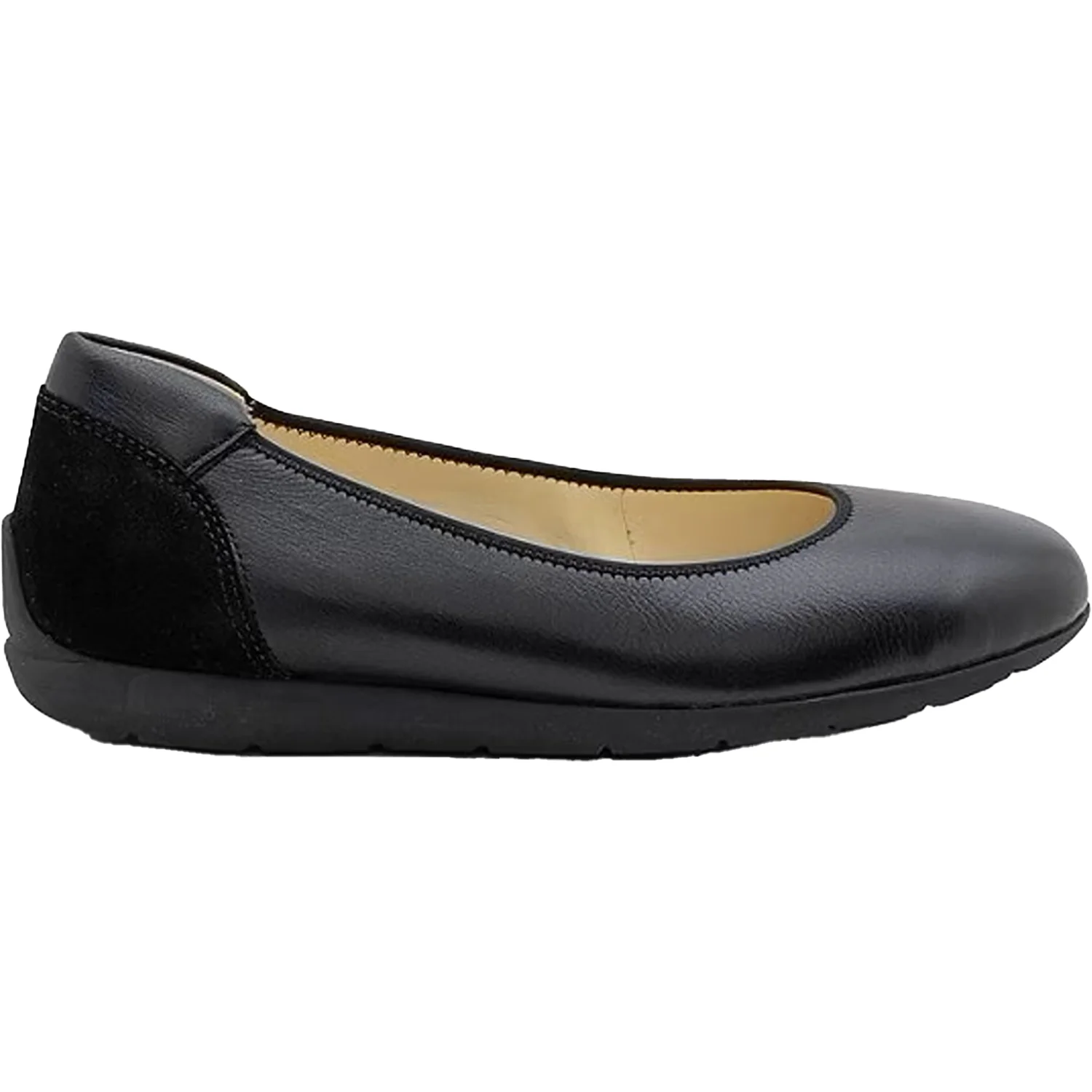 Ara Sarah Women's Flats Black Calf Leather