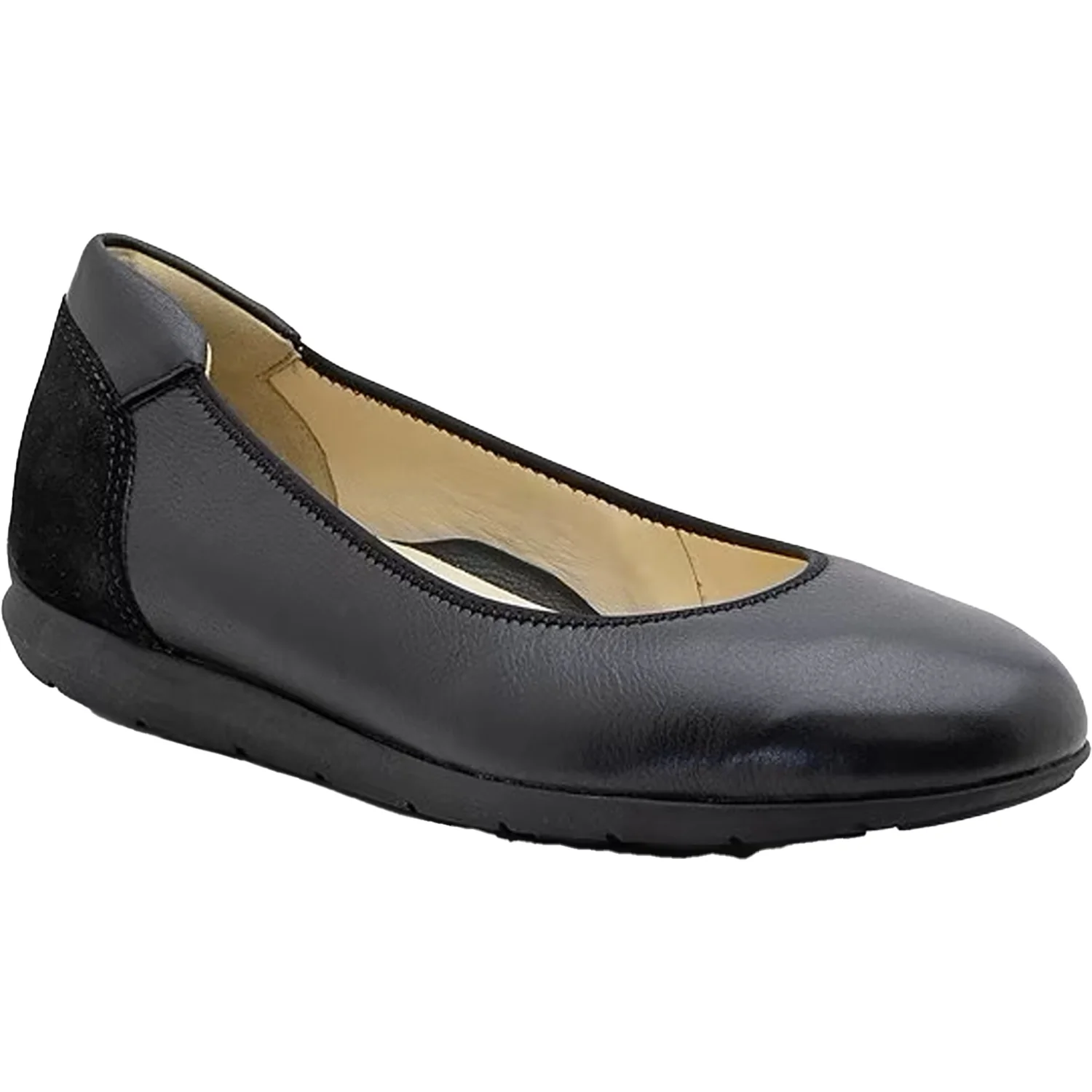 Ara Sarah Women's Flats Black Calf Leather - Image 2