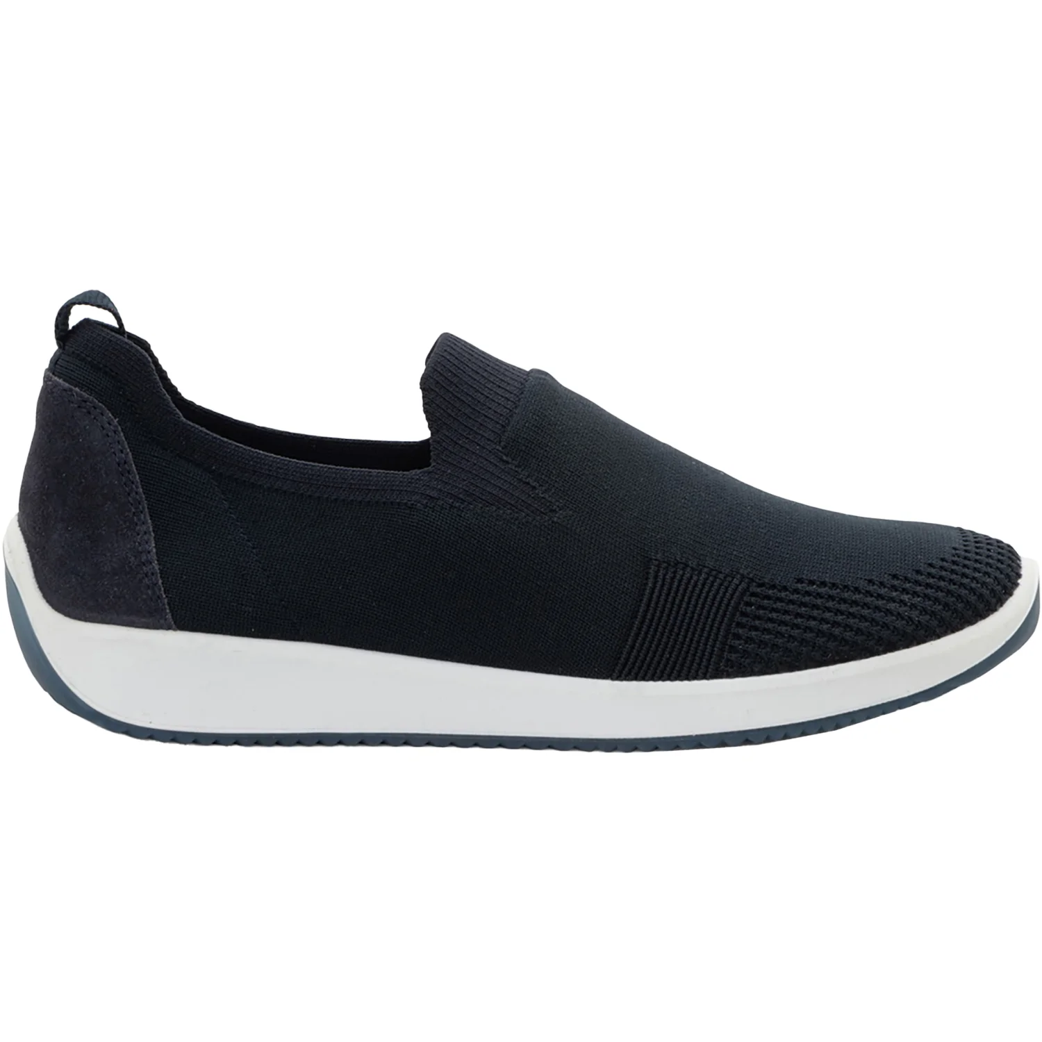 Ara Leena 3 Women's Athletic Athleisure Shoes Slip Ons Navy/White Wovenstretch