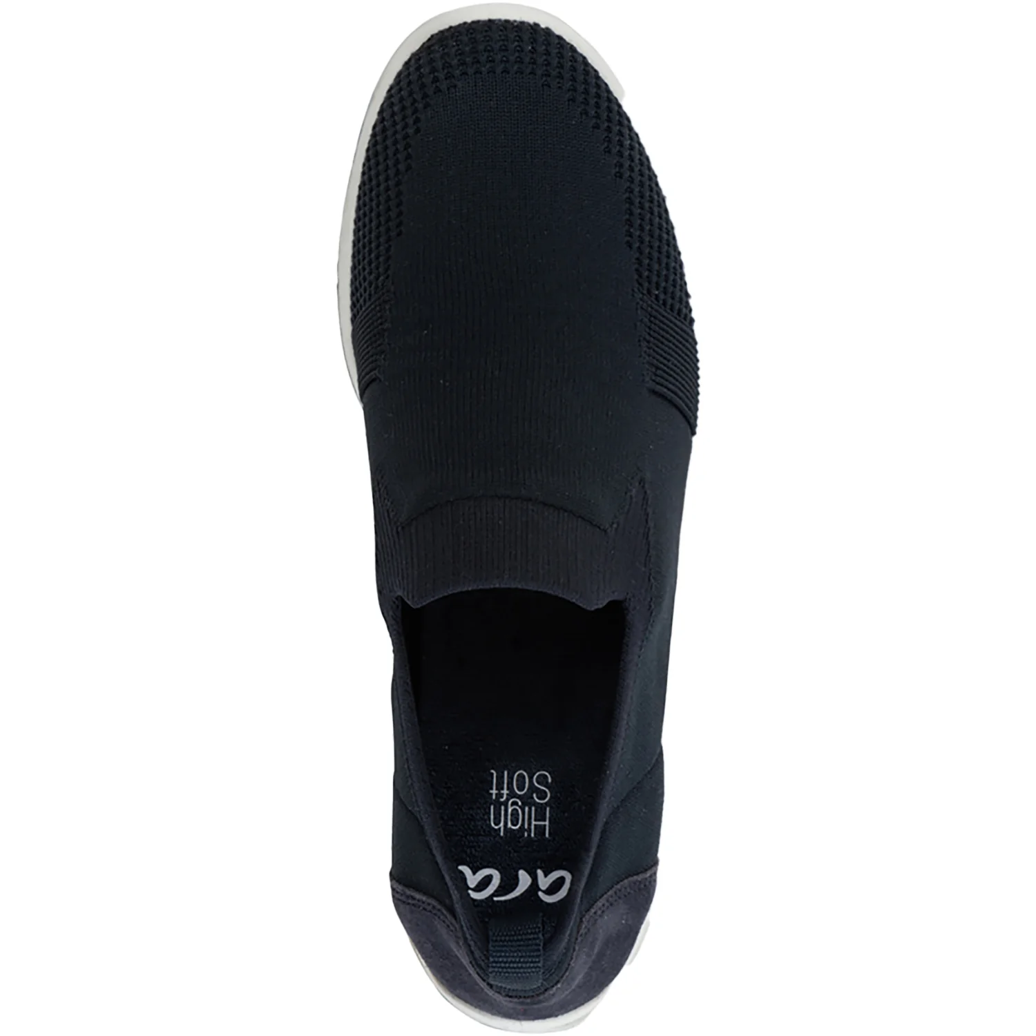 Ara Leena 3 Women's Athletic Athleisure Shoes Slip Ons Navy/White Wovenstretch - Image 2