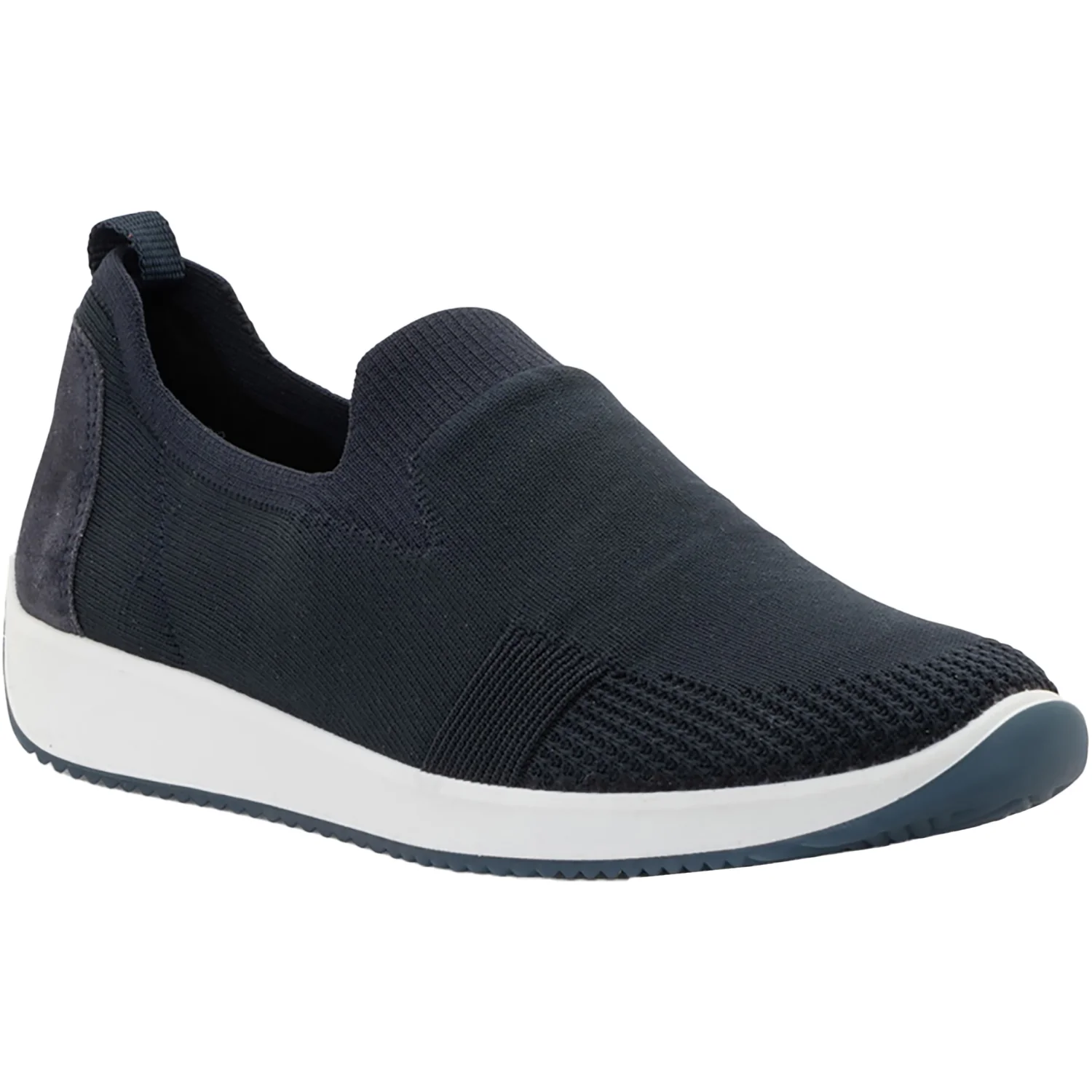 Ara Leena 3 Women's Athletic Athleisure Shoes Slip Ons Navy/White Wovenstretch - Image 5