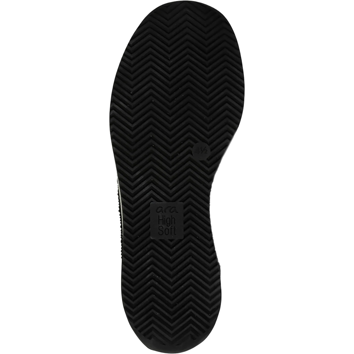 Ara Lisbon Wovenstretch With Sparkle Women's Athletic Athleisure Shoes Slip Ons Black/White - Image 4
