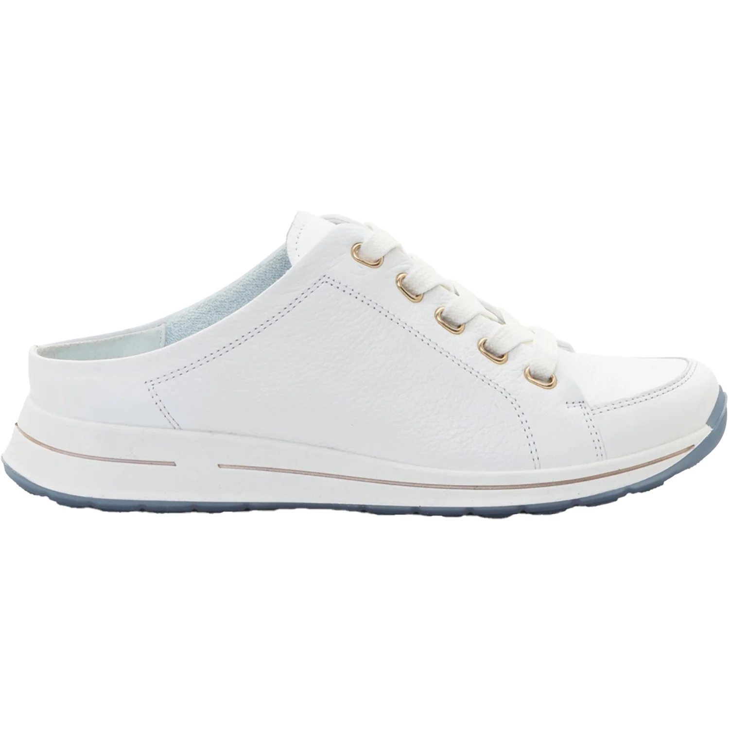 Ara Orlando Women's Slip Ons Sporty White Calf Leather