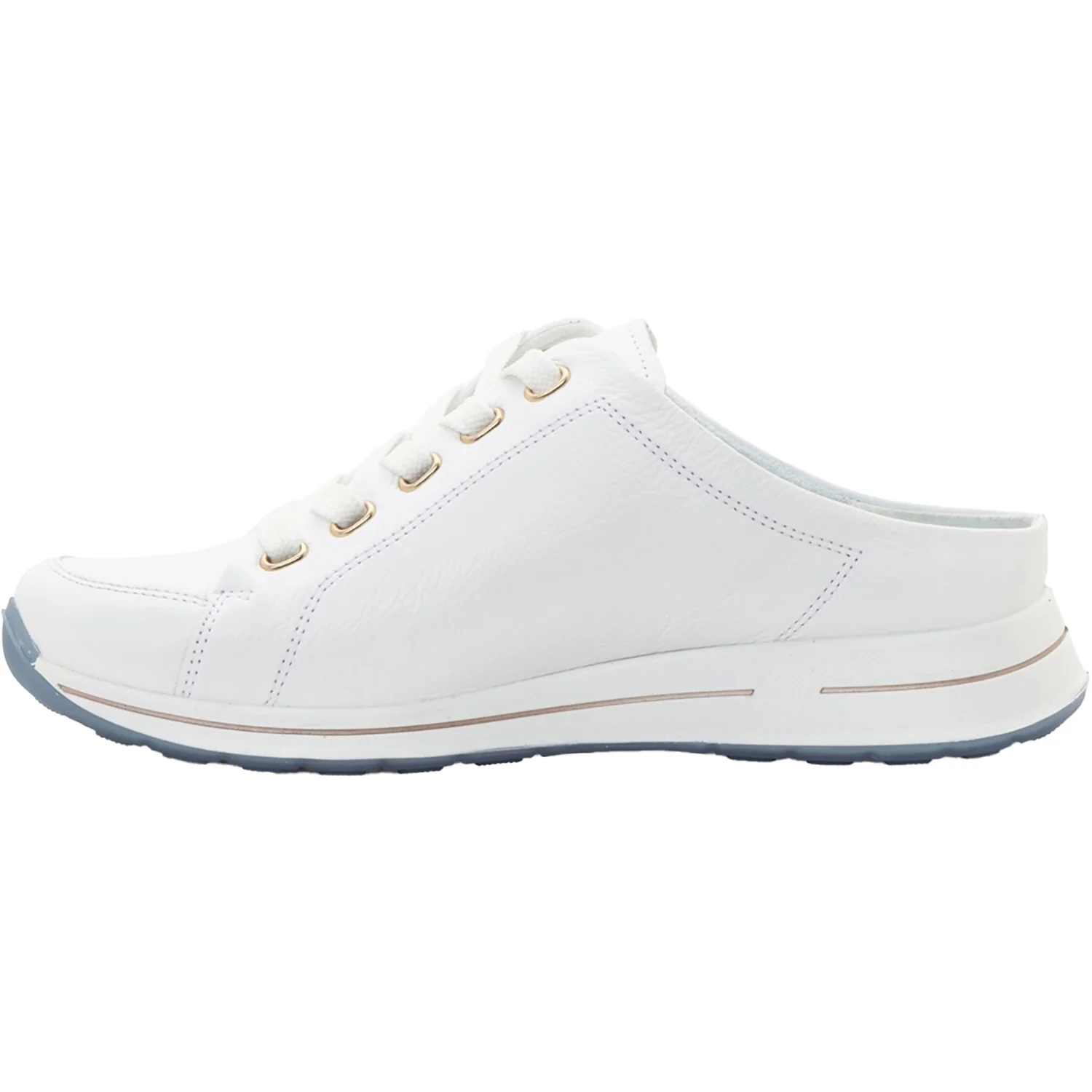 Ara Orlando Women's Slip Ons Sporty White Calf Leather - Image 3