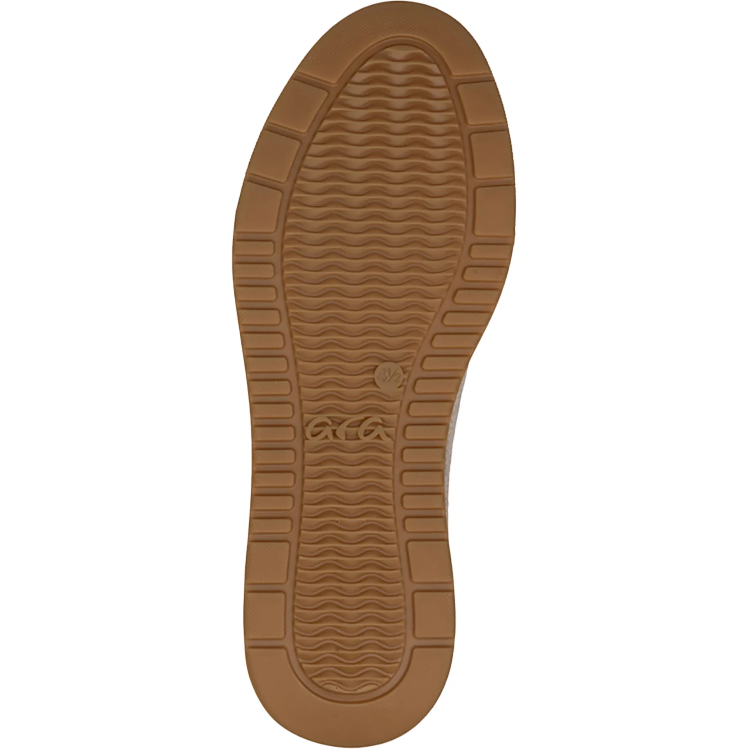 Ara Rhodes Women's Sporty Lace Up Shoes Sand Metallic Leather/Shell Suede - Image 4