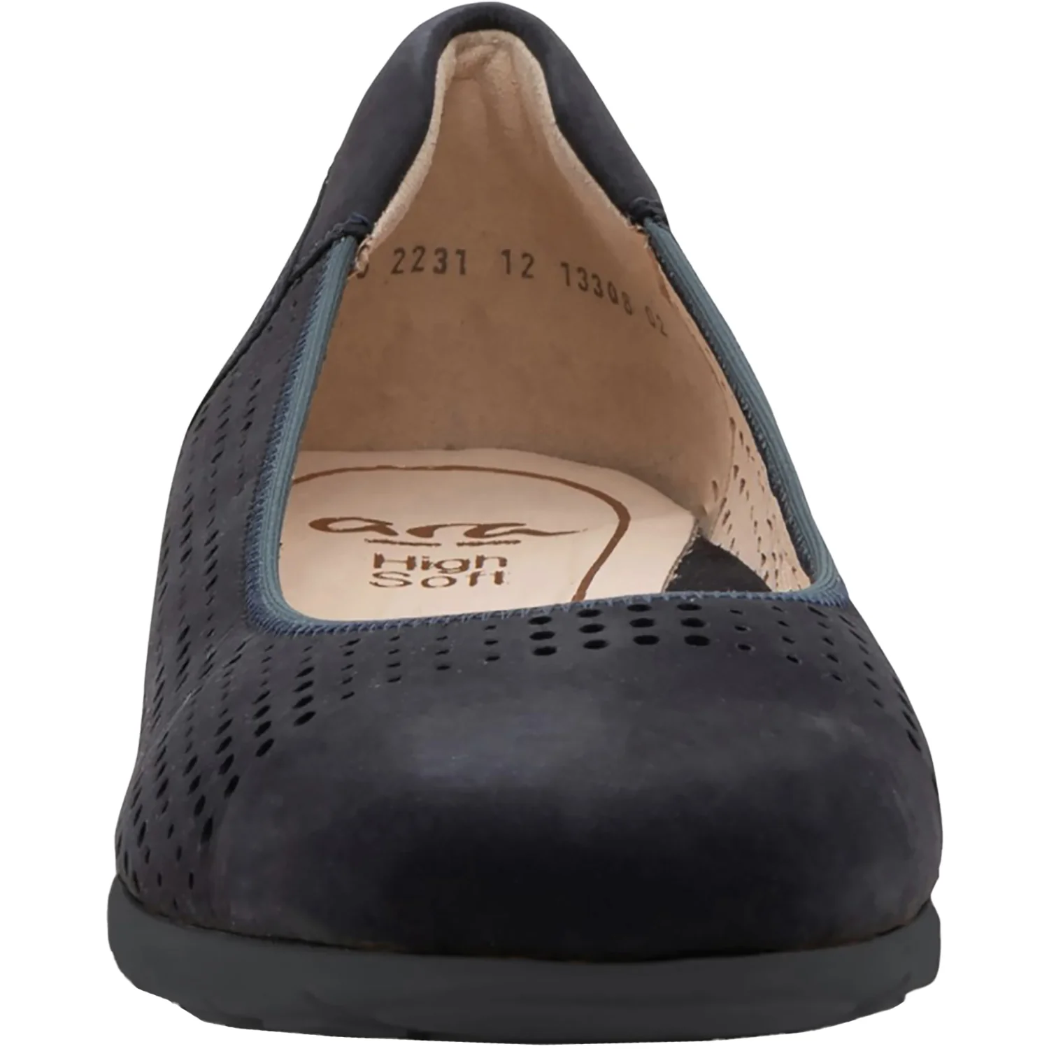 Ara Sarah Perf Women's Flats Black Nubuck - Image 6