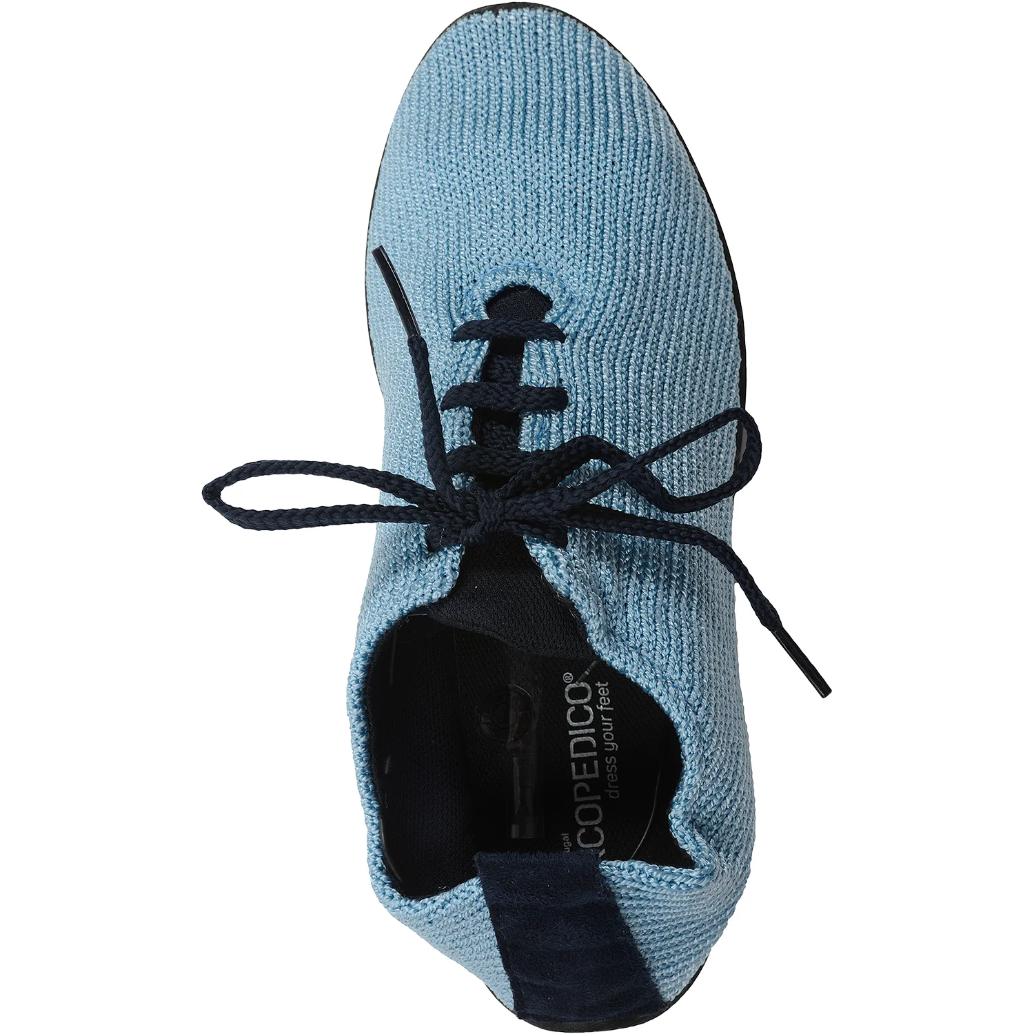 Arcopedico LS Knit Women's Athletic Athleisure Shoes Lace Up Shoes Sky Blue - Image 2