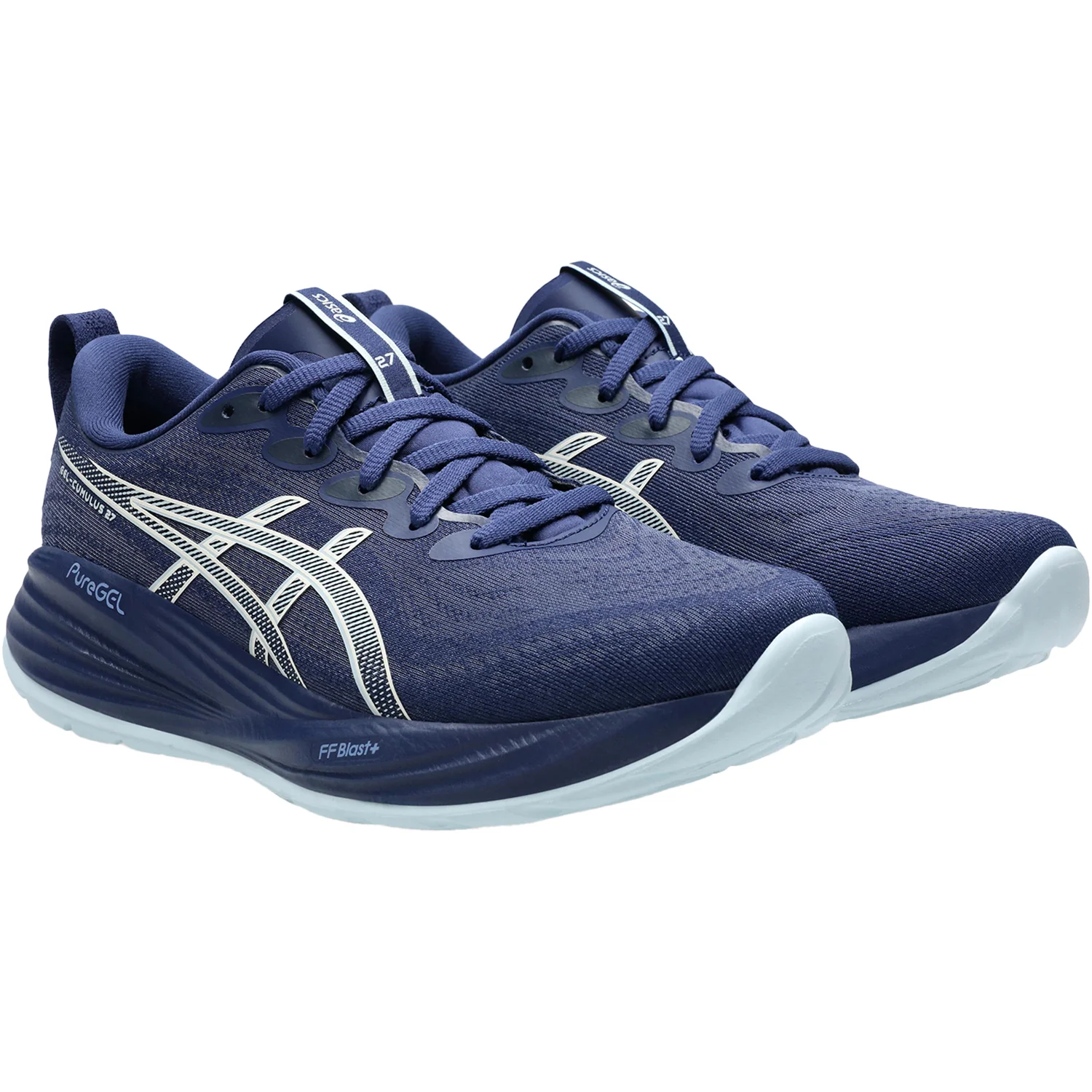 ASICS Gel-Cumulus 27 (Neutral Support) Women's Athletic Shoes Indigo Blue/Cool Grey - Image 5