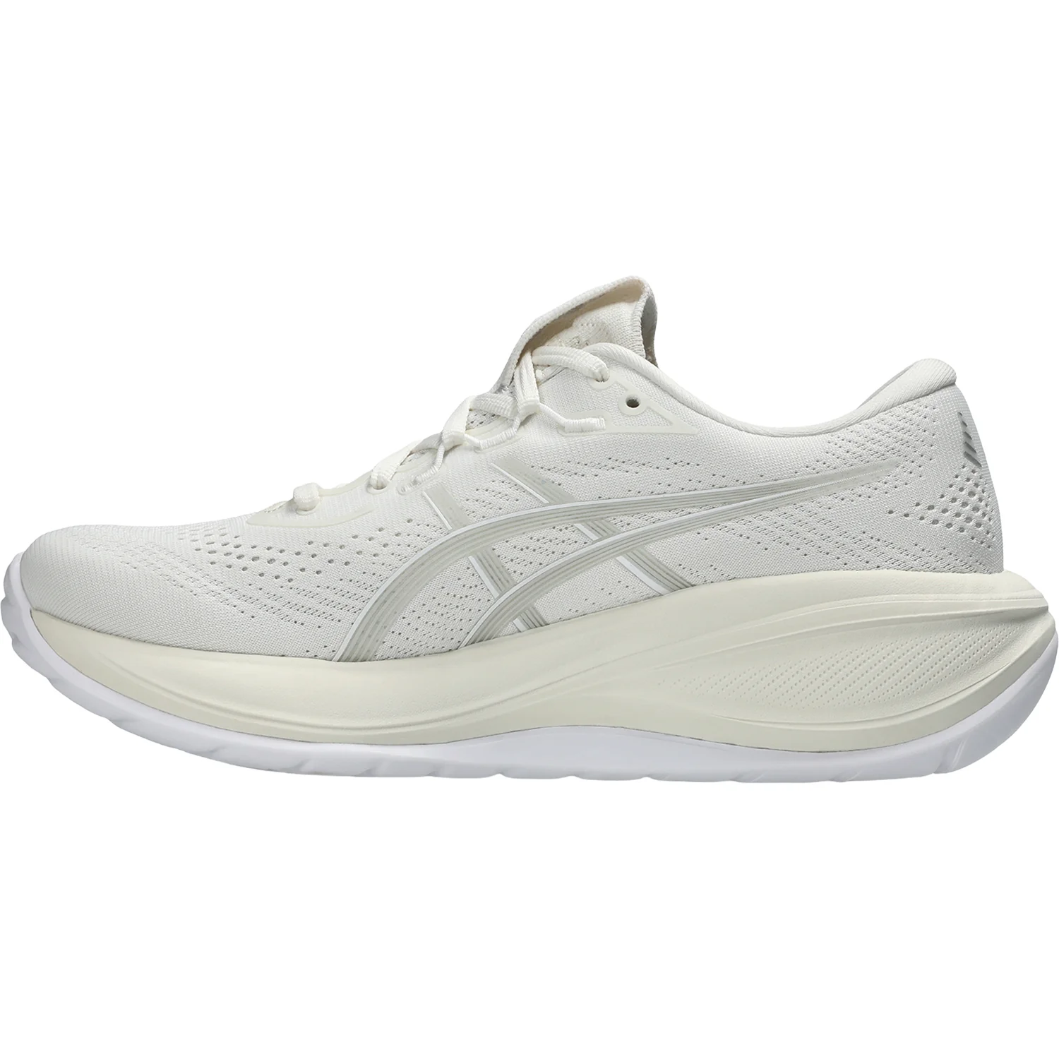 ASICS Gel-Cumulus 28 (Neutral Support) Women's Athletic Shoes Cream/Glacier Grey - Image 3