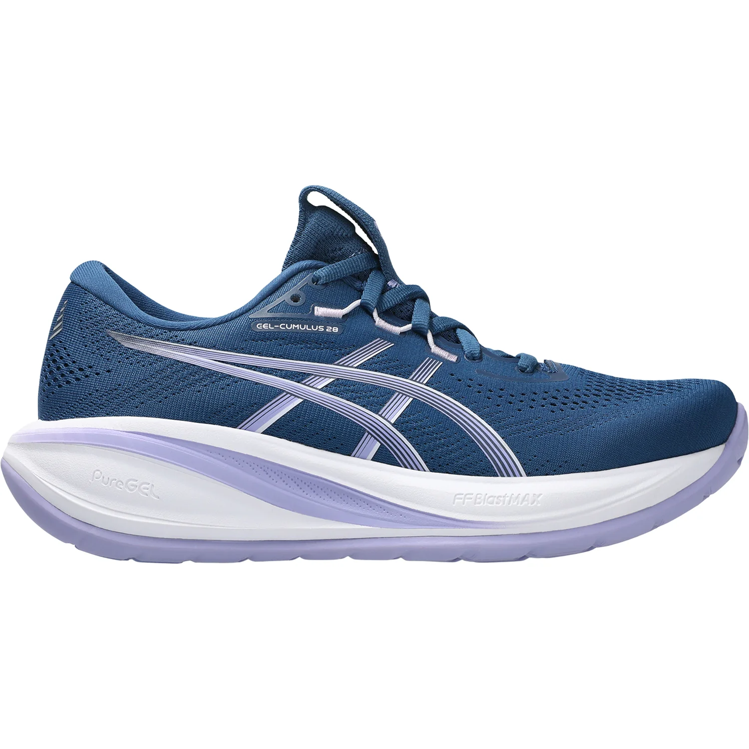 ASICS Gel-Cumulus 28 (Neutral Support) Women's Athletic Shoes Twilight Blue/Bluebell