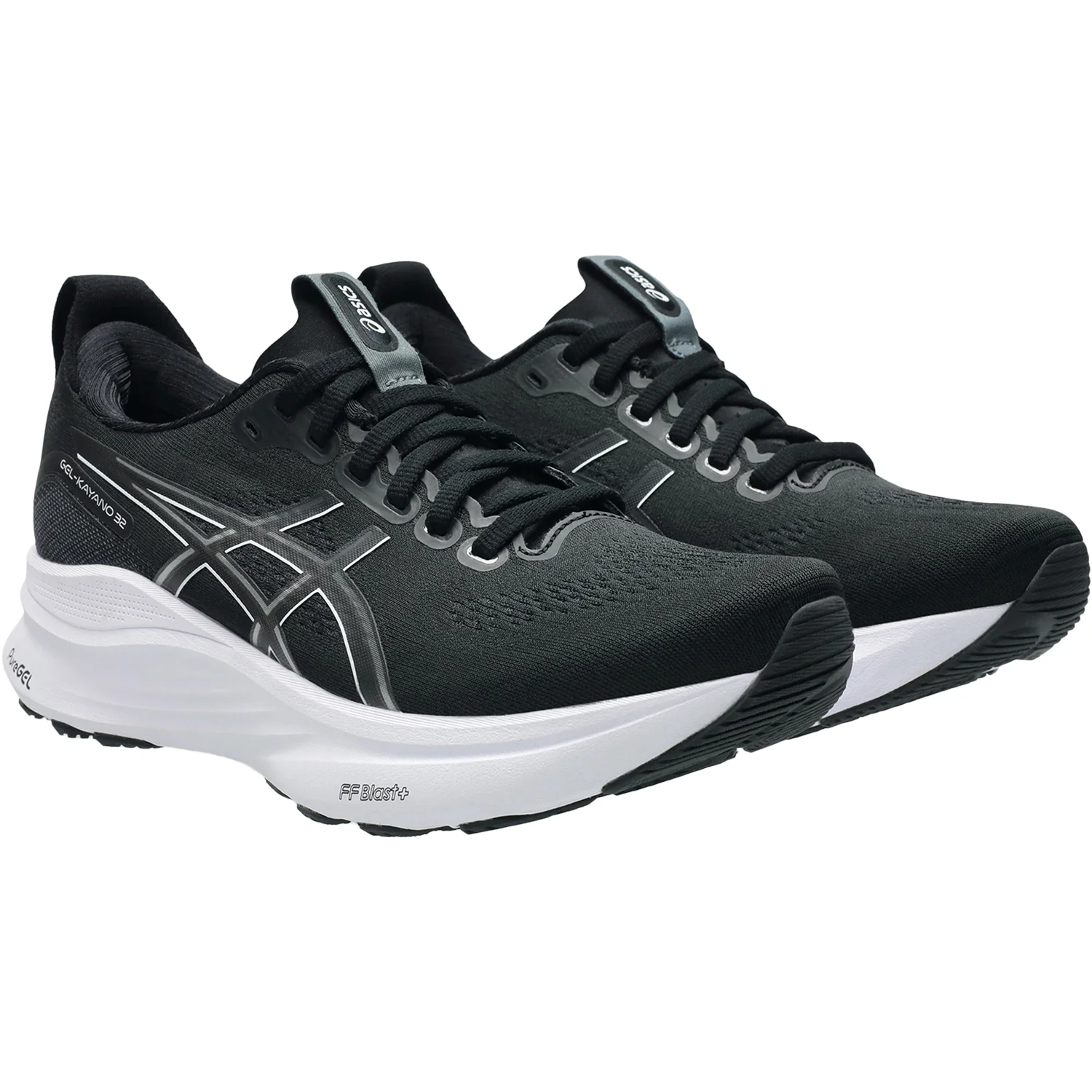 ASICS Gel-Kayano 32 (Stability Support) Women's Athletic Shoes Black/White - Image 5