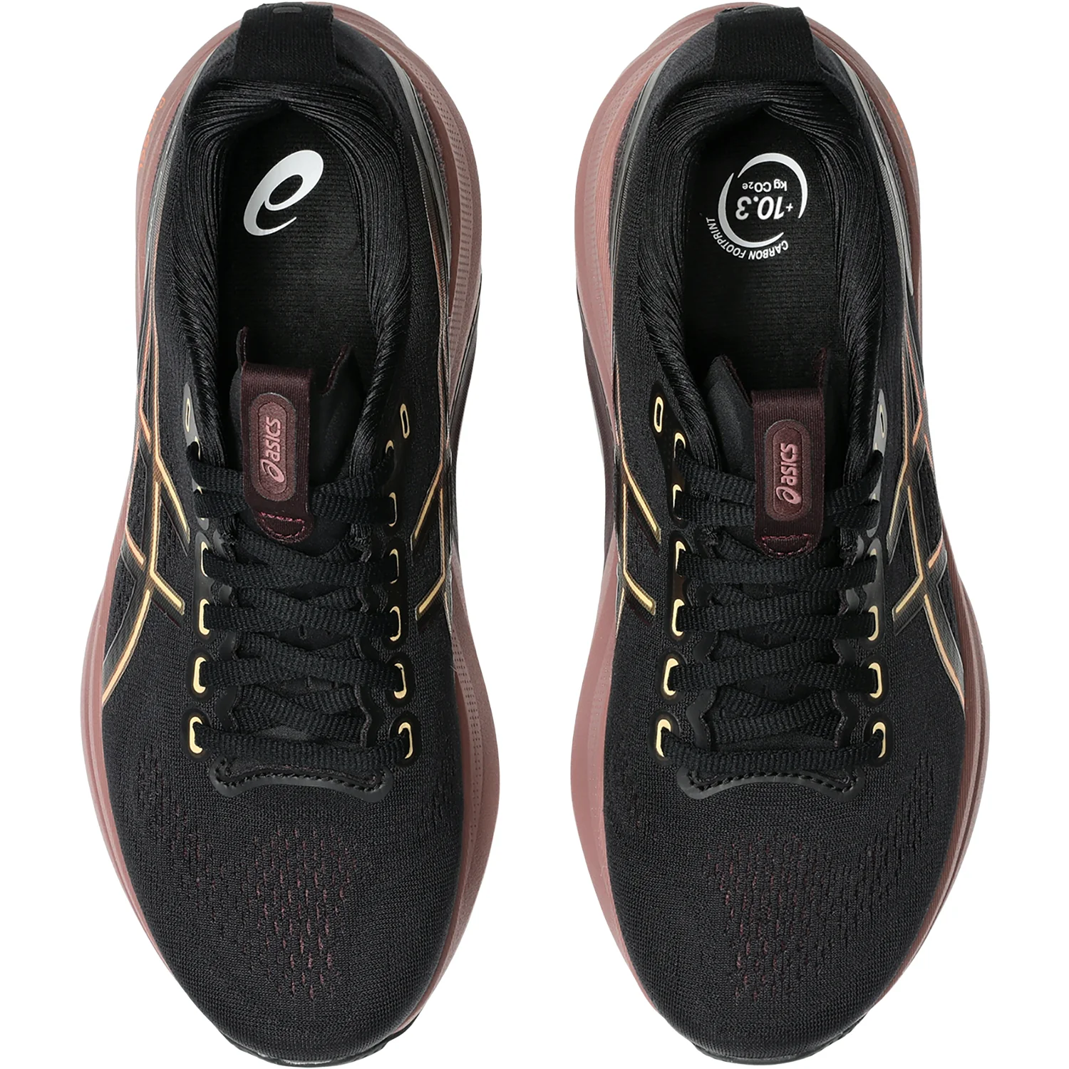 ASICS Gel-Kayano 32 (Stability Support) Women's Athletic Shoes Black/Dark Currant - Image 2