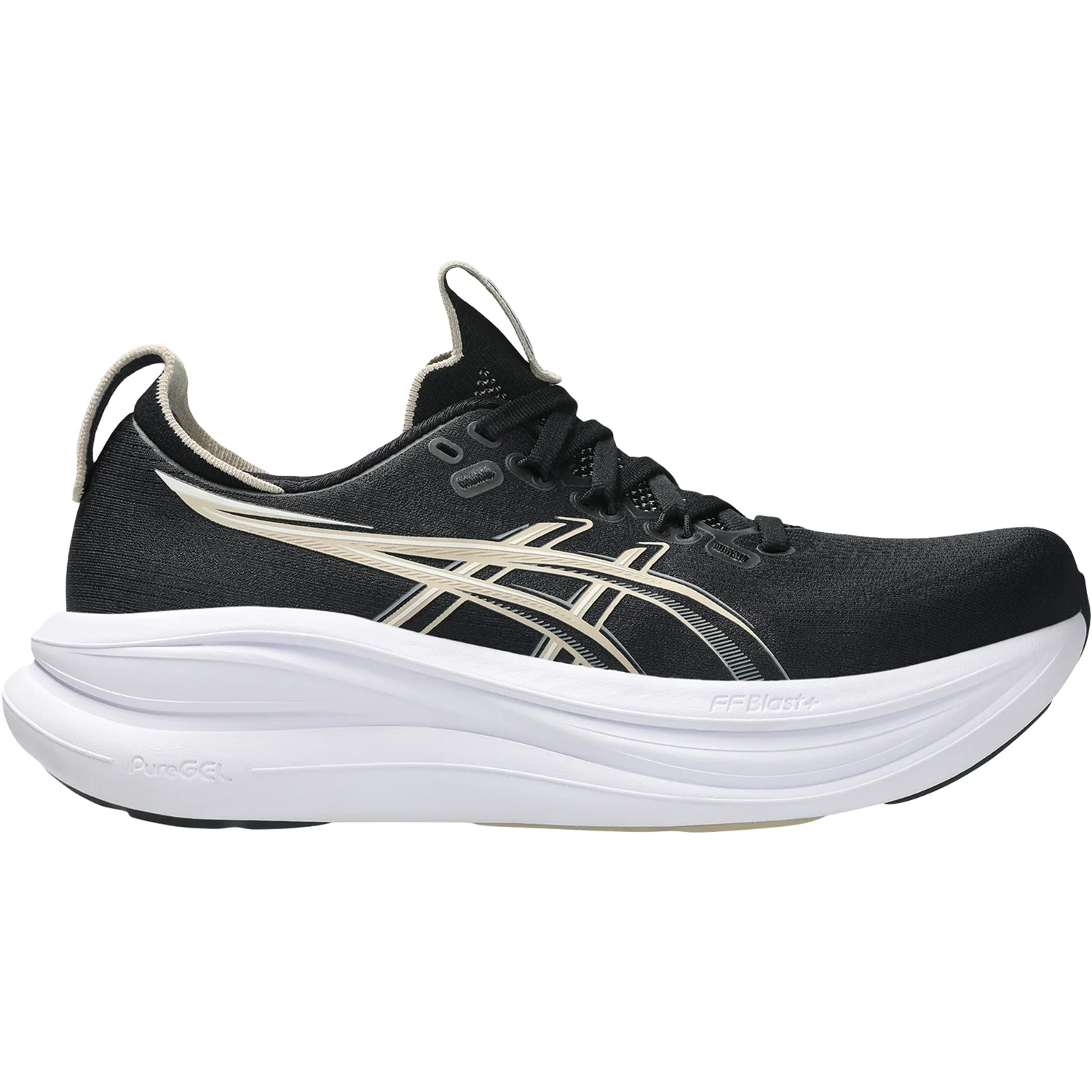 ASICS Gel-Nimbus 28 (Neutral Support) Women's Athletic Shoes Black/Feather Grey