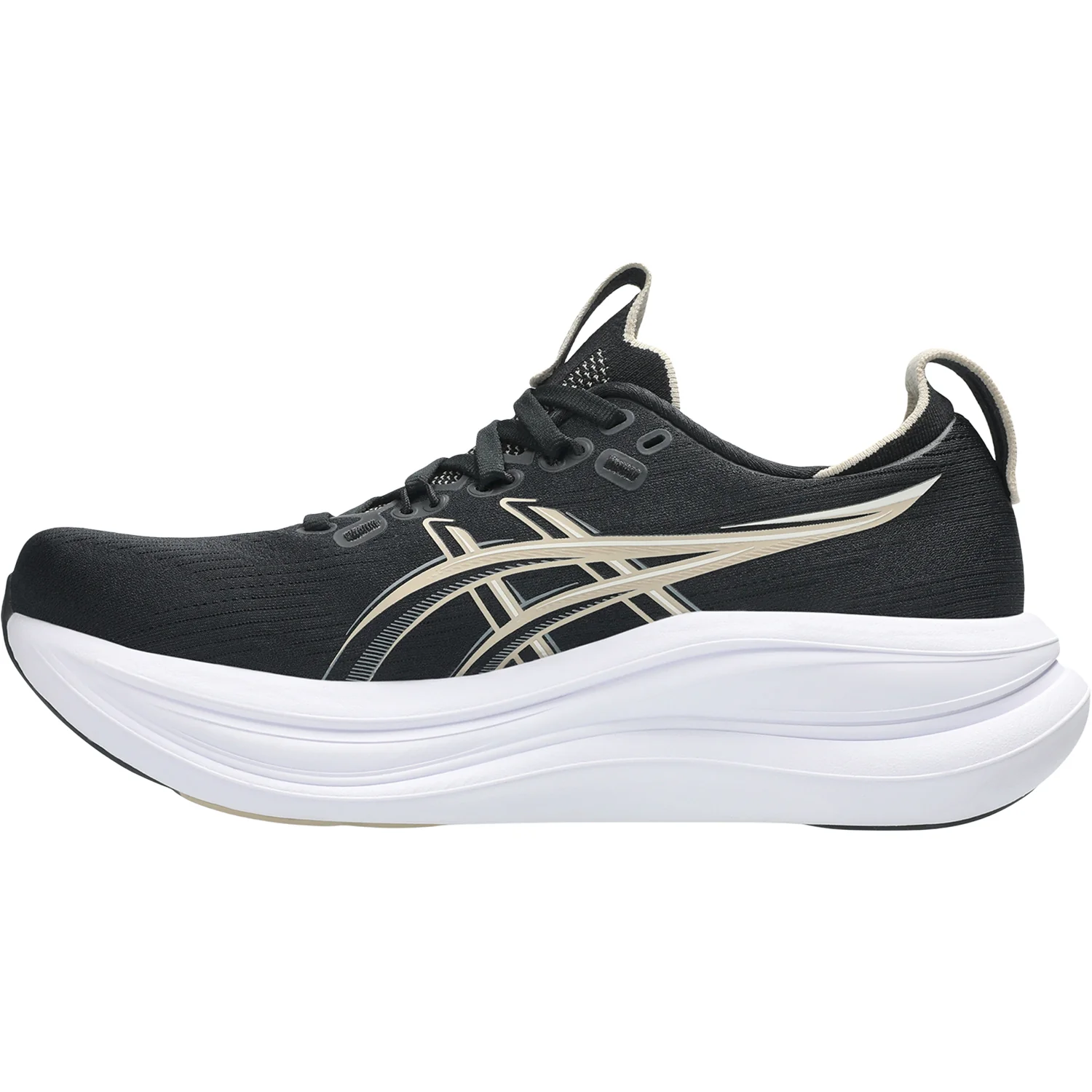 ASICS Gel-Nimbus 28 (Neutral Support) Women's Athletic Shoes Black/Feather Grey - Image 3