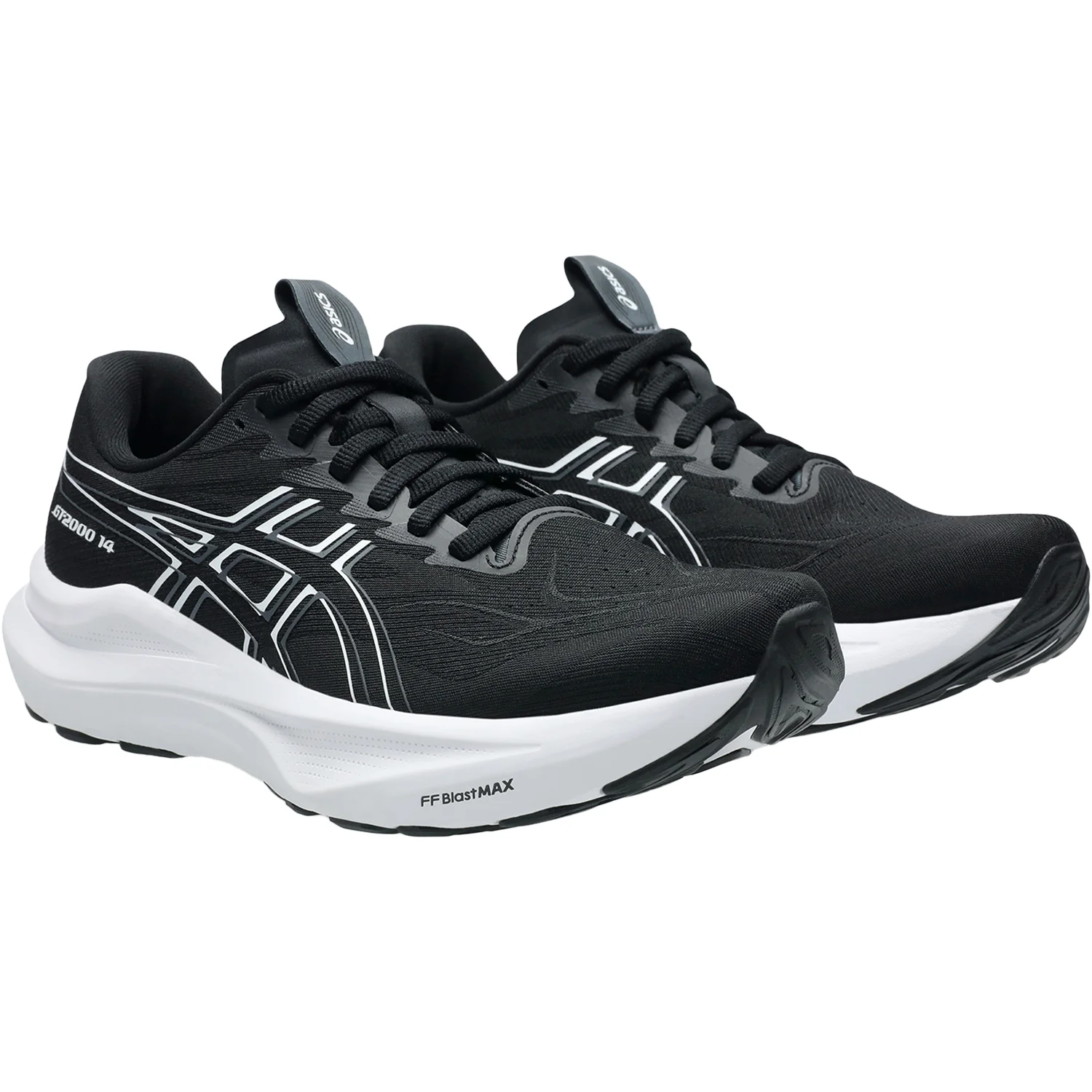 ASICS GT-2000 14 (Stability Support) Women's Athletic Shoes Black/White - Image 5