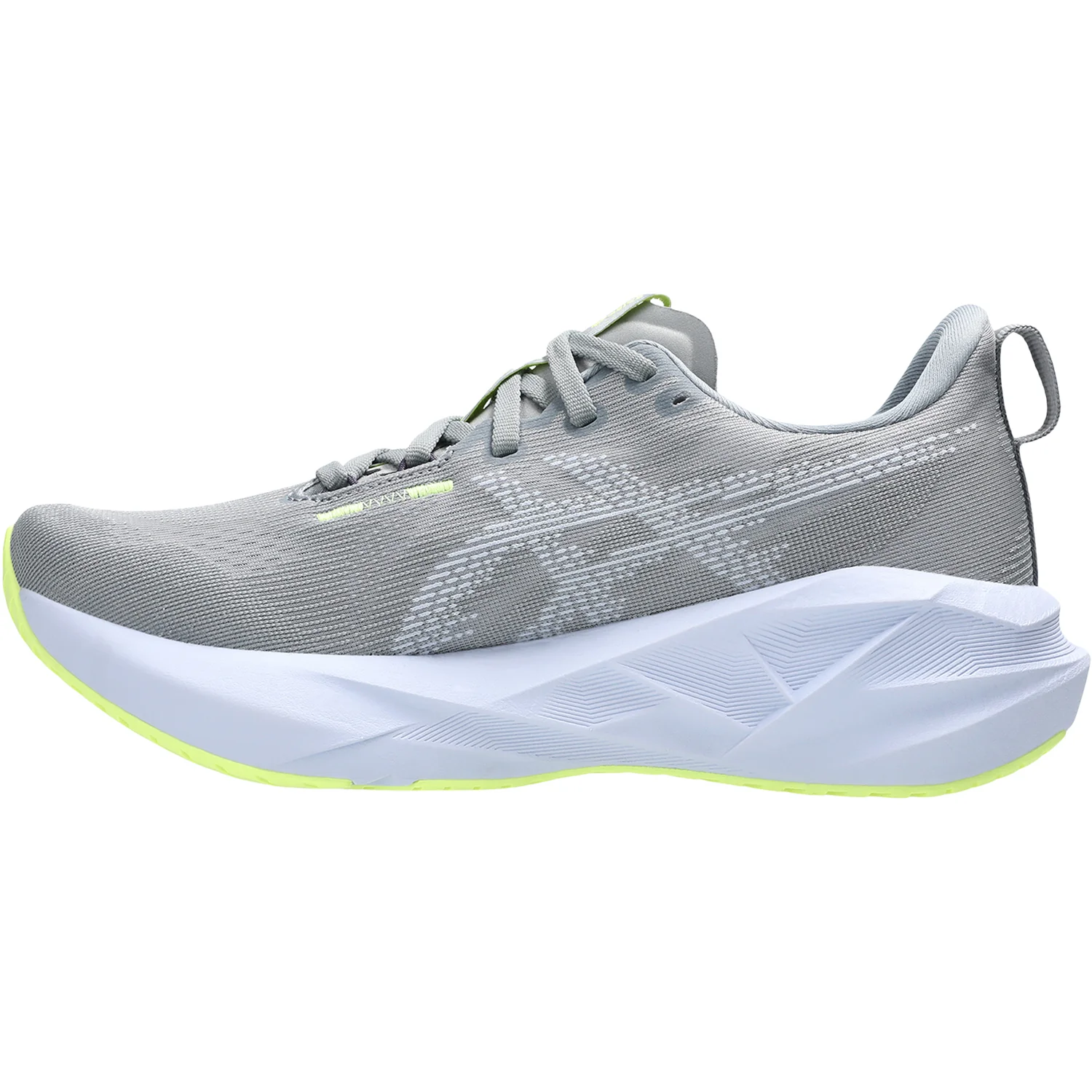 ASICS Novablast 5 (Neutral Support) Women's Athletic Shoes Gravel/Blue Fade - Image 3