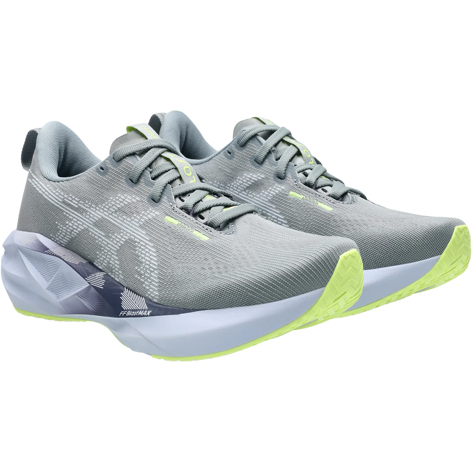 ASICS Novablast 5 (Neutral Support) Women's Athletic Shoes Gravel/Blue Fade - Image 5