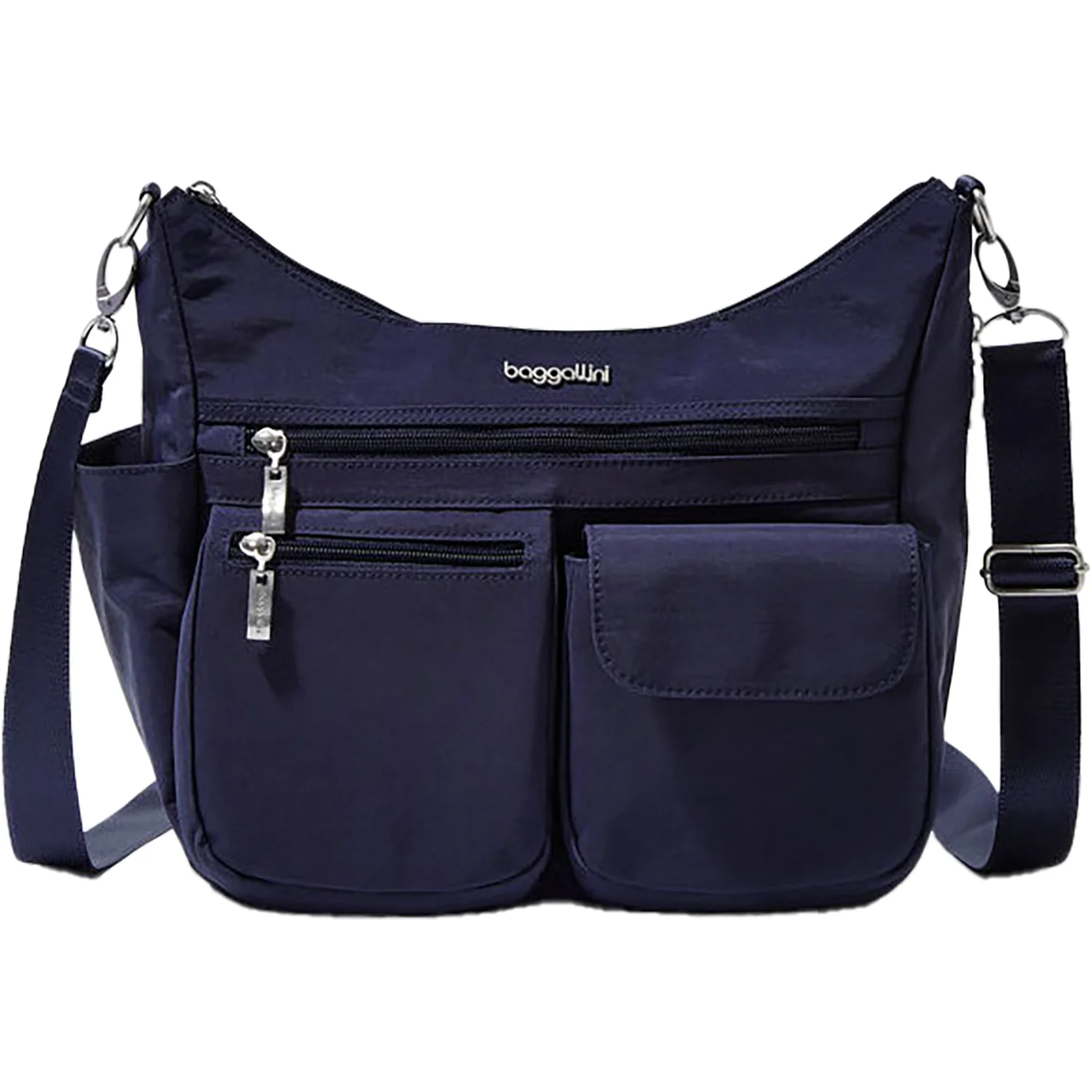 Baggallini Modern Everywhere Hobo French Navy Nylon