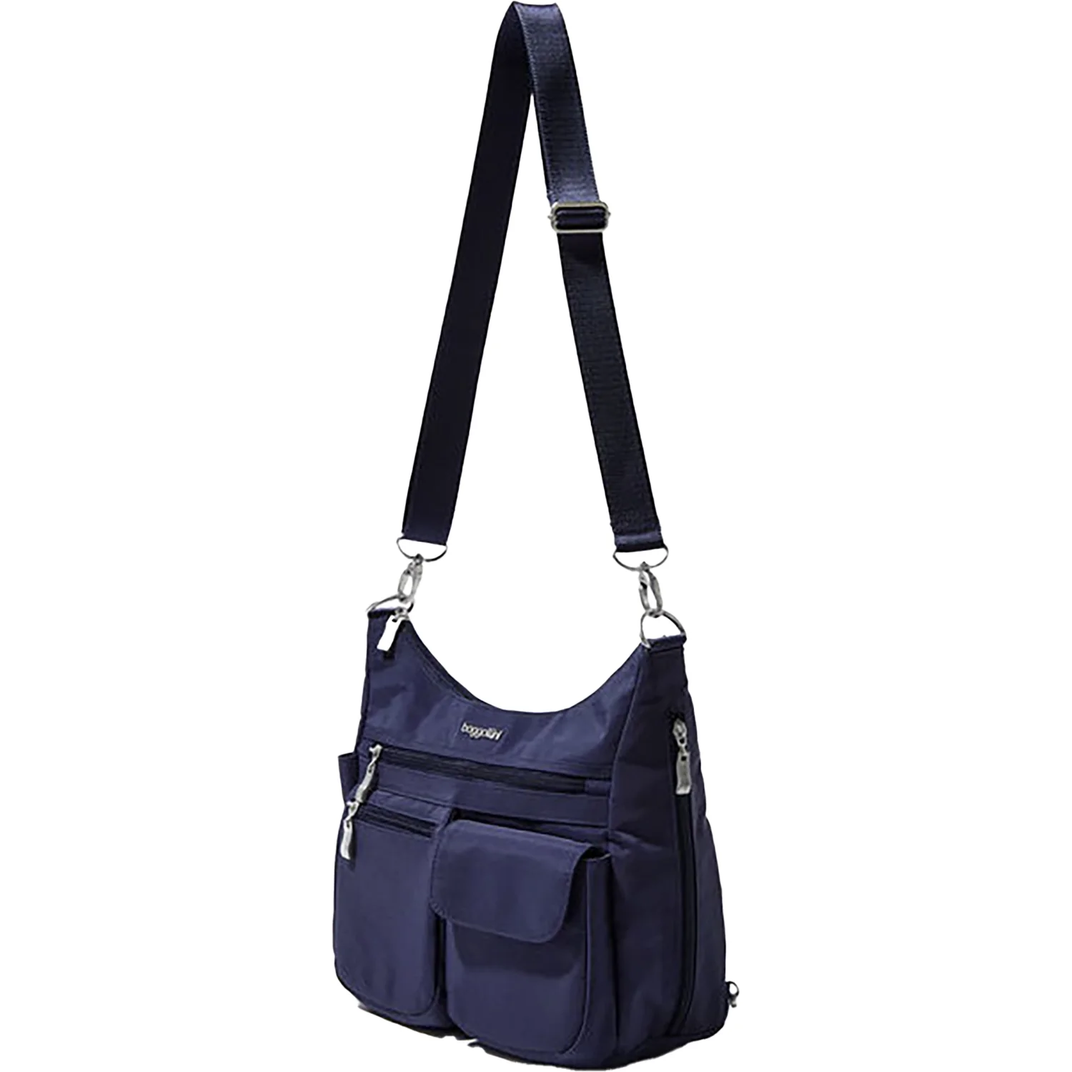 Baggallini Modern Everywhere Hobo French Navy Nylon - Image 3