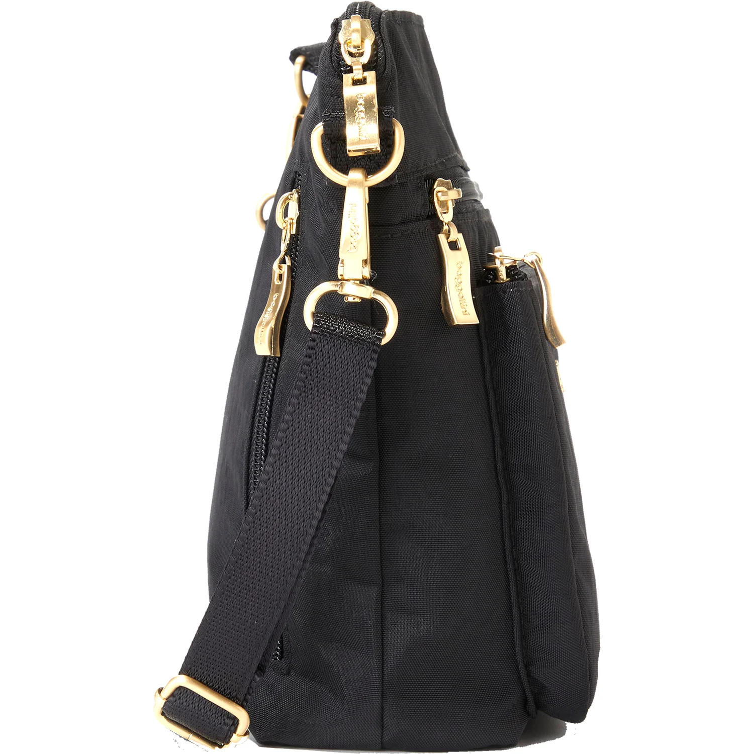 Baggallini Modern Pocket Crossbody Handbag Black Nylon - Image 3