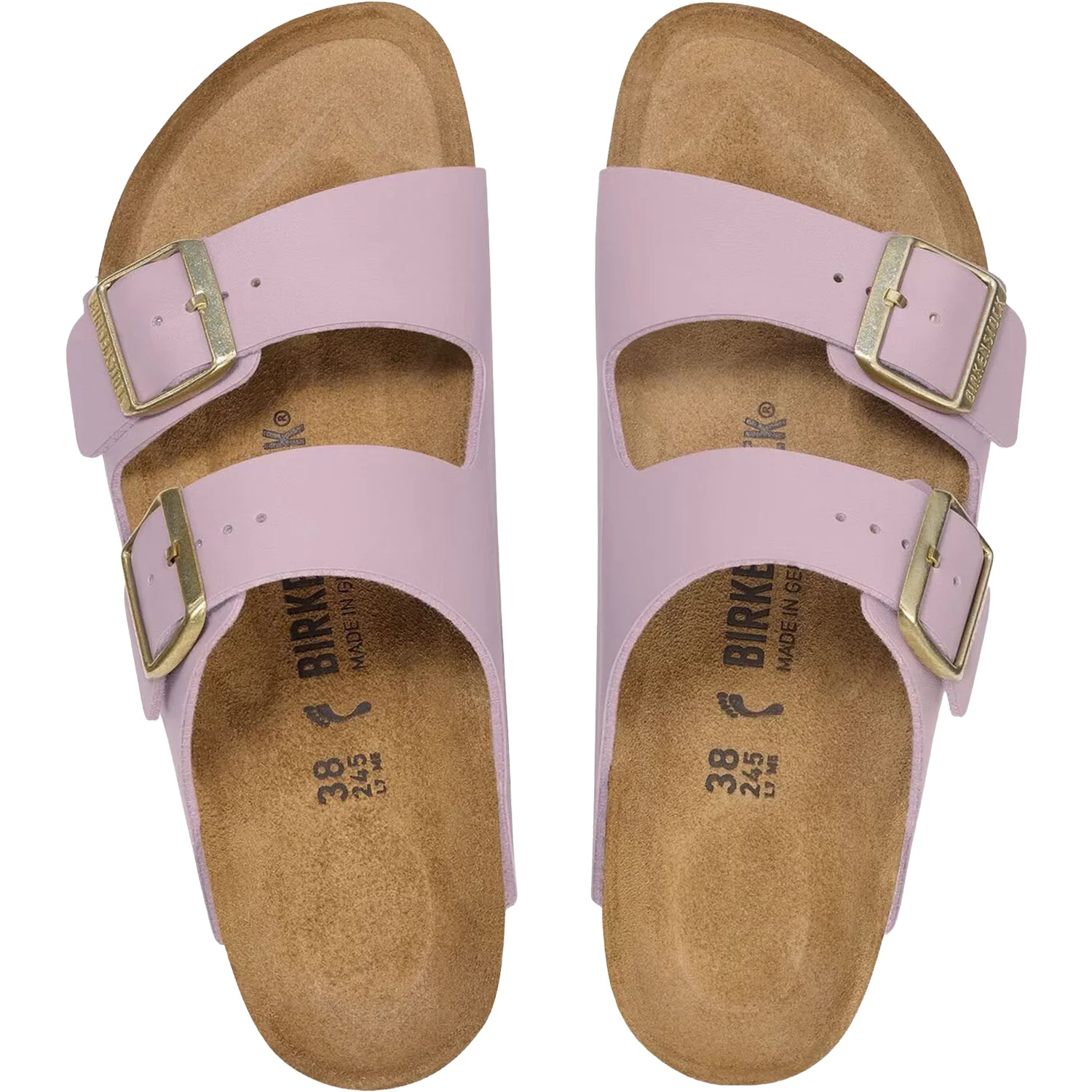 Birkenstock Arizona Birko-Flor Women's Sandals Faded Purple - Image 2