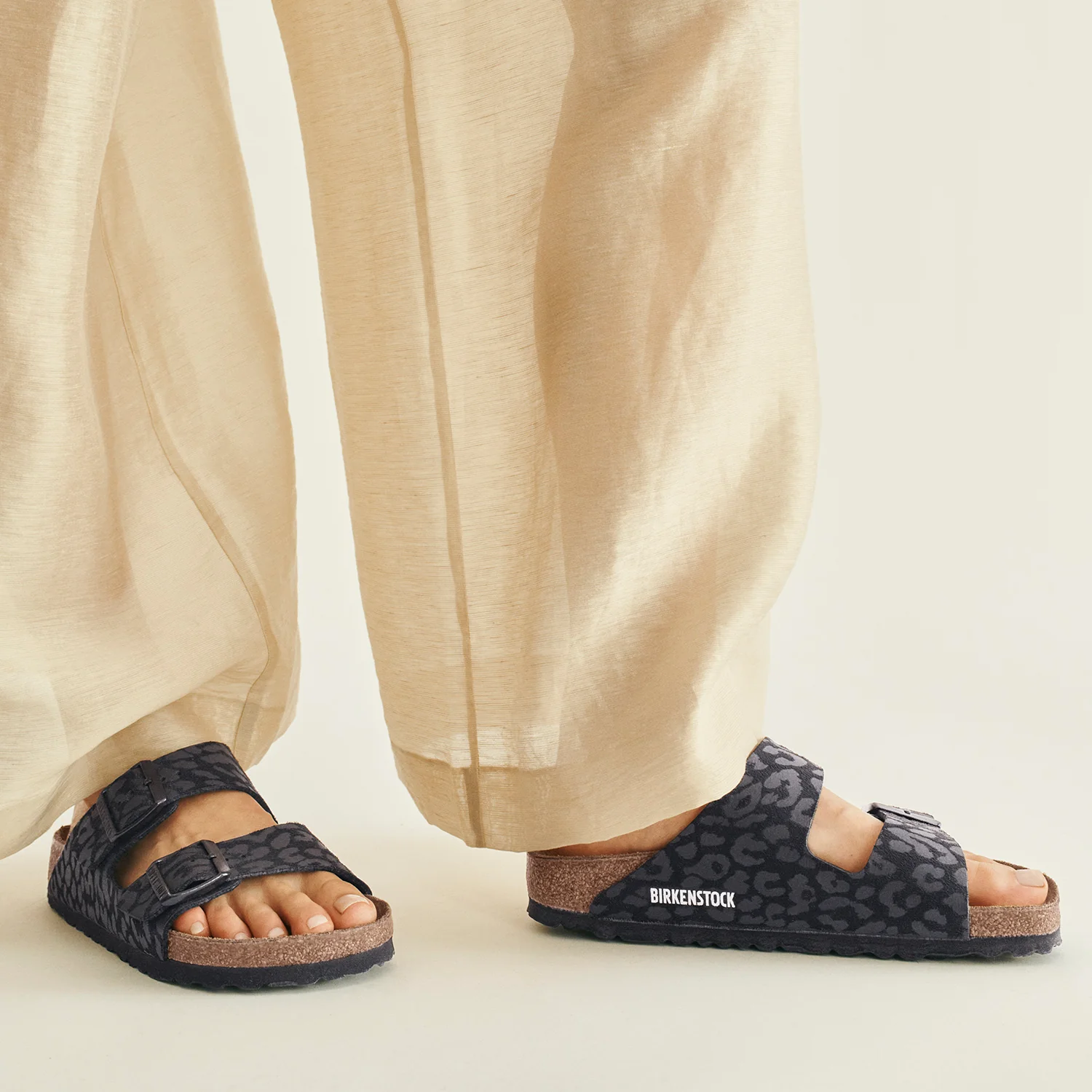 Birkenstock Arizona Leo Birkflor Women's Sandals Leo Black Birkoflor - Image 5
