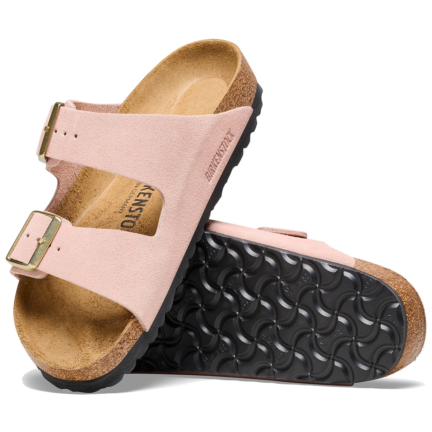 Birkenstock Arizona Women's Sandals Light Rose Suede - Image 2