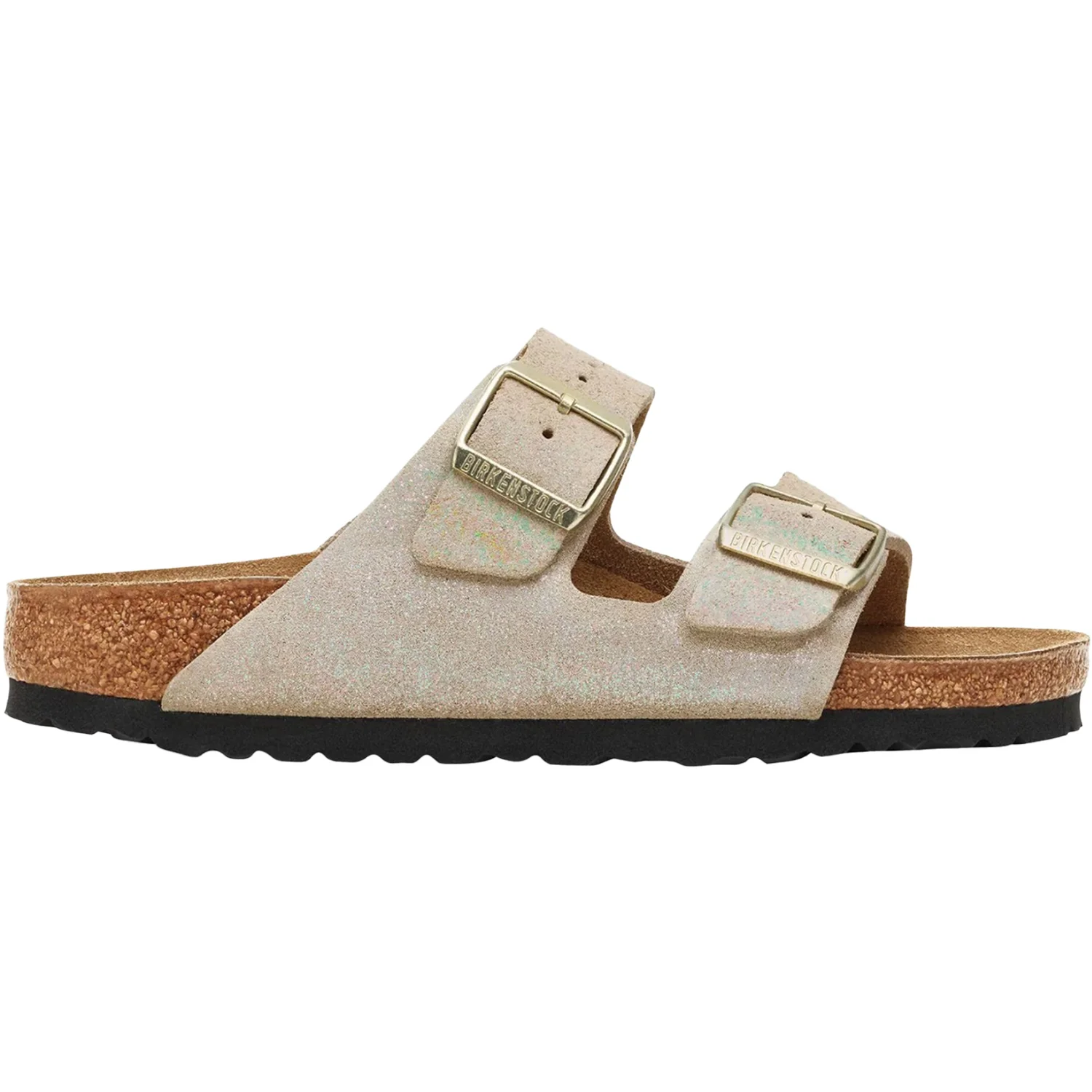 Birkenstock Arizona Women's Sandals Shimmering Taupe Suede