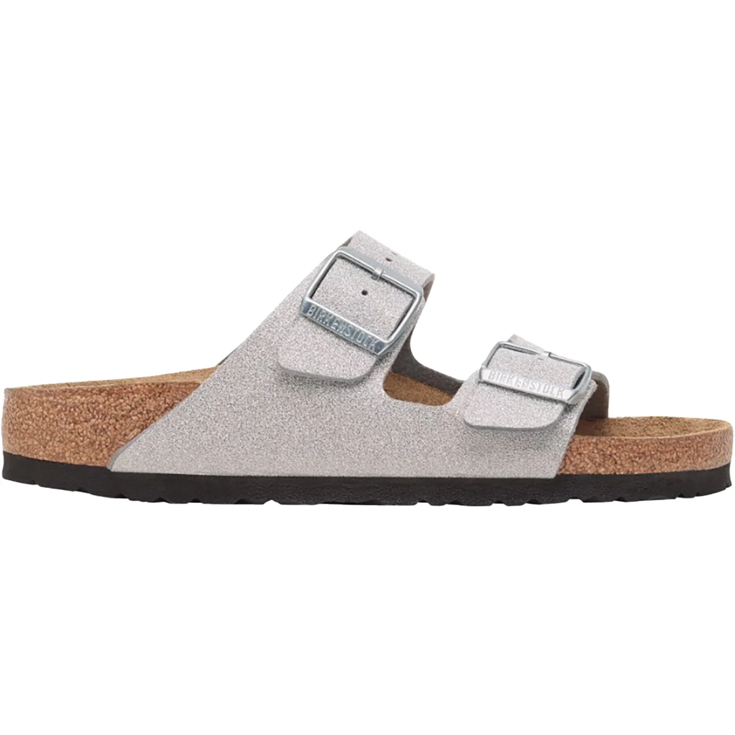 Birkenstock Arizona Women's Sandals Shiny Glitter Silver