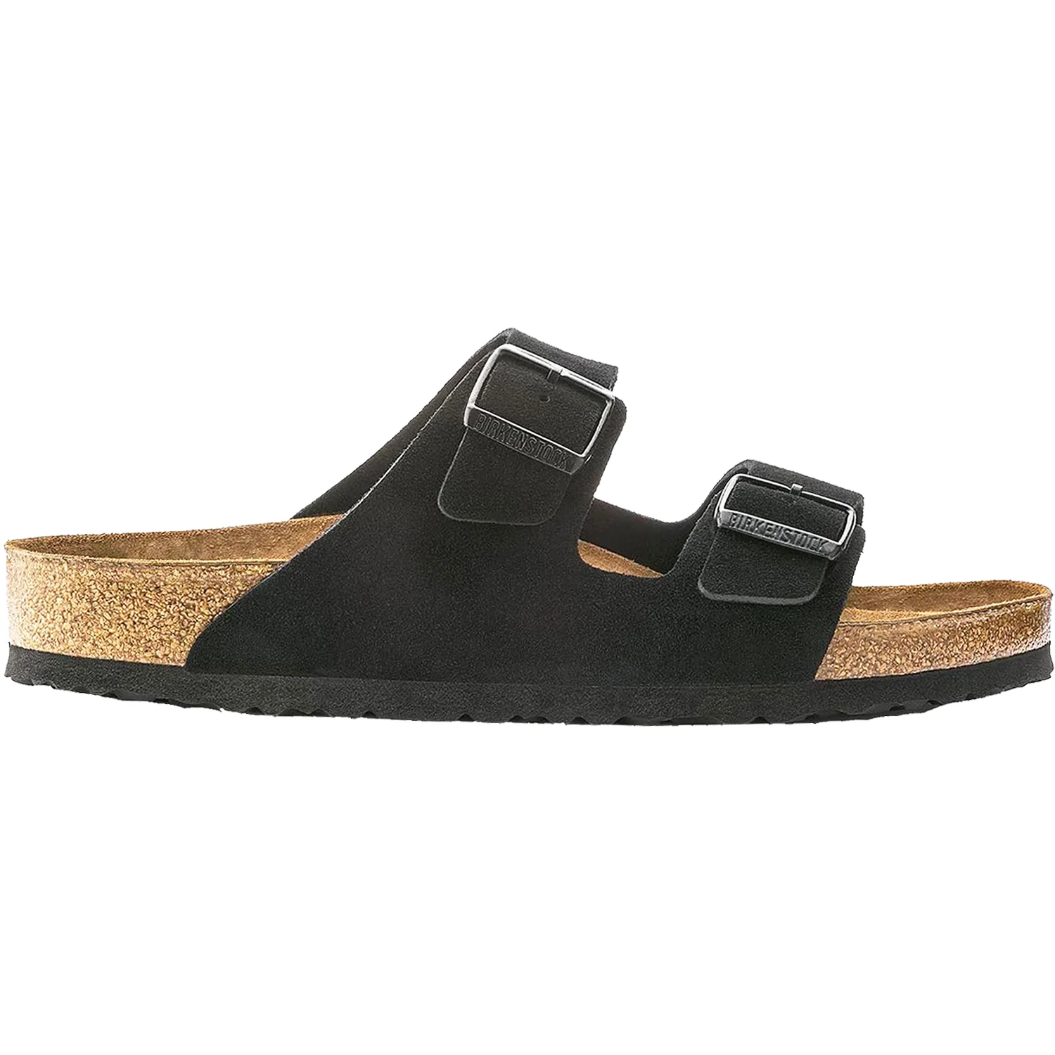 Birkenstock Arizona Soft Footbed Women's Sandals Black Suede