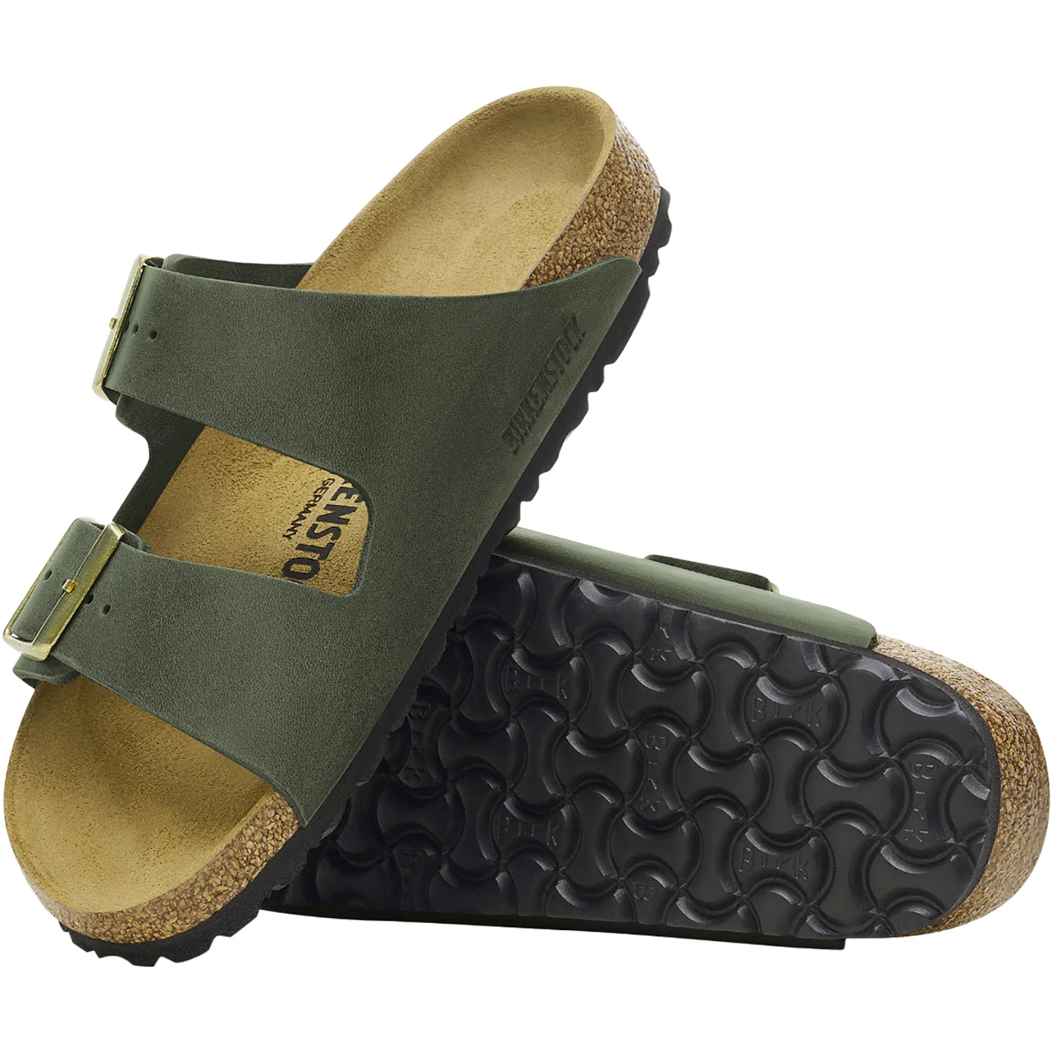Birkenstock Arizona Women's Sandals Thyme Oiled Leather - Image 4