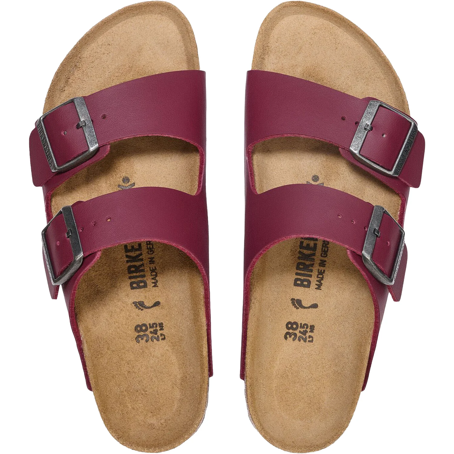 Birkenstock Arizona Birko-Flor Women's Sandals Zinfandel - Image 2