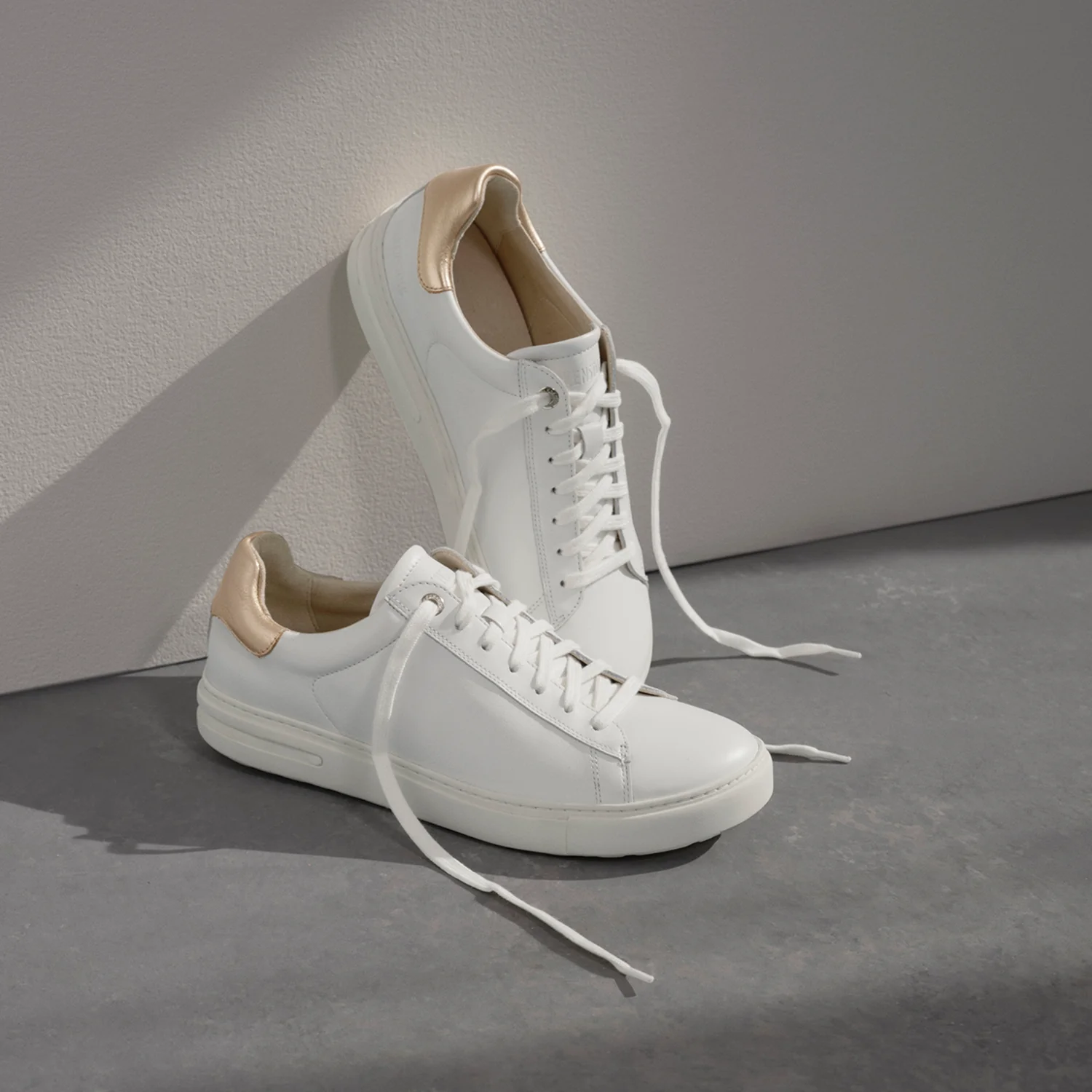 Birkenstock Bend Women's Sporty Lace Up Shoes White Leather - Image 4