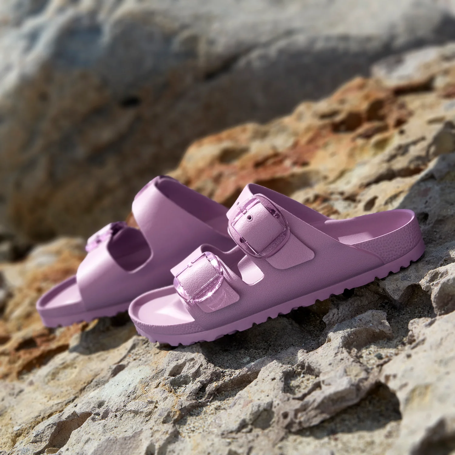 Birkenstock EVA Arizona Big Buckle Women's Sandals Mauve - Image 5