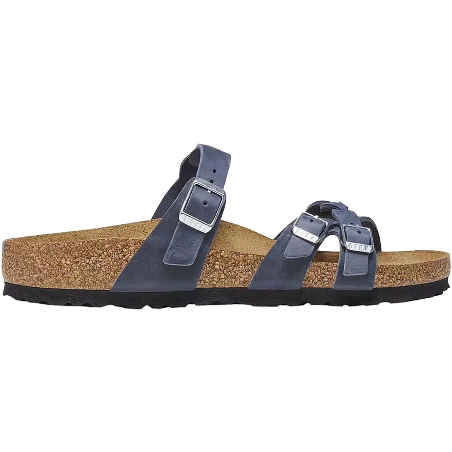 Birkenstock Franca Braid Women's Sandals Navy Oiled Leather