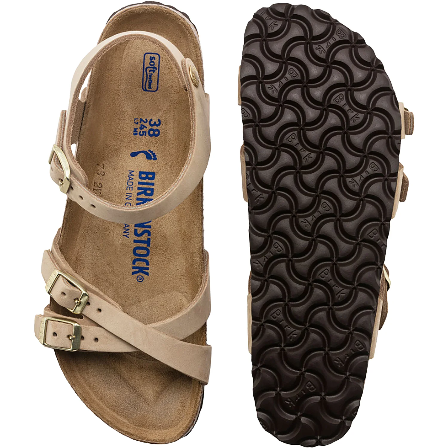 Birkenstock Kumba SFB Women's Sandals Sandcastle Nubuck - Image 4