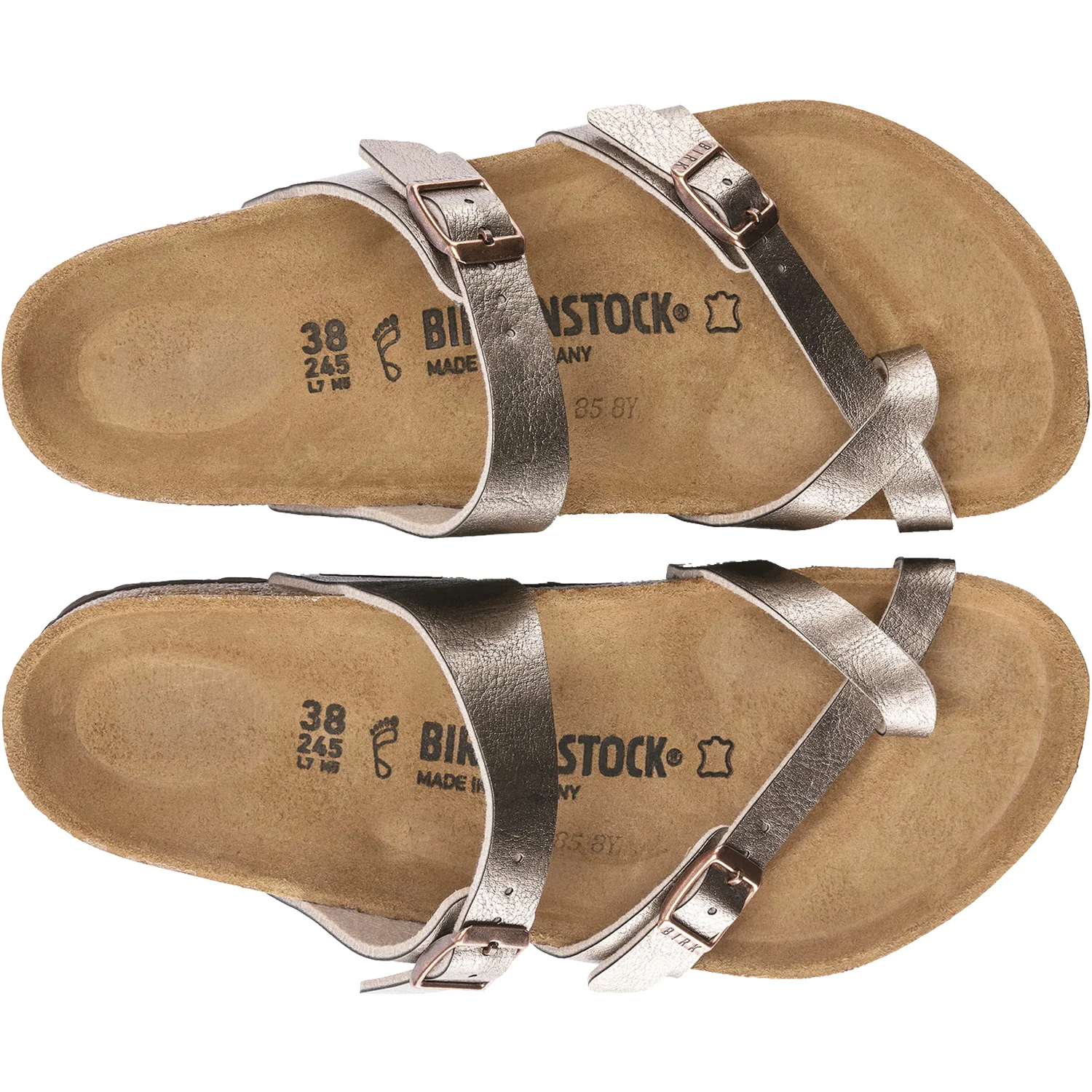 Birkenstock Mayari Women's Sandals Graceful Taupe Birko-Flor - Image 2