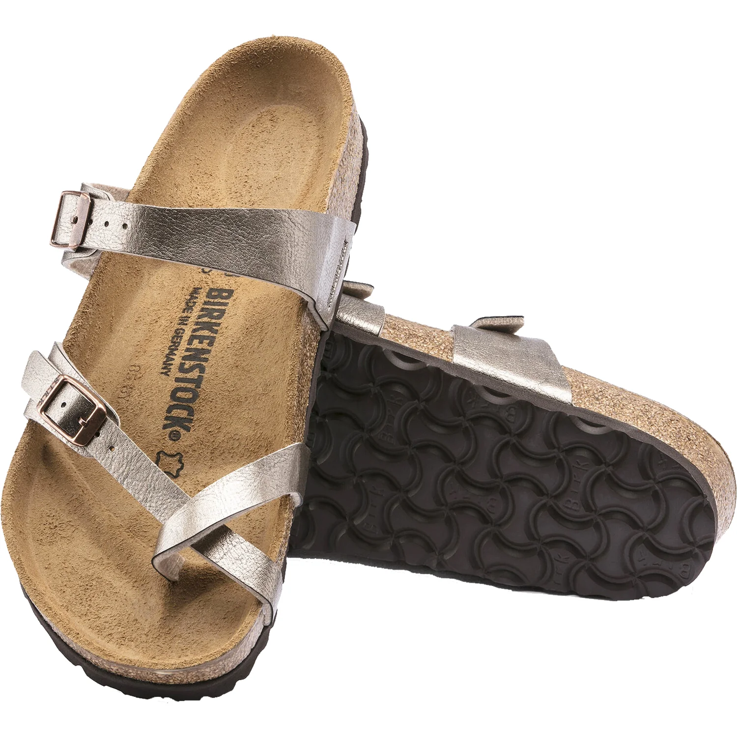 Birkenstock Mayari Women's Sandals Graceful Taupe Birko-Flor - Image 3