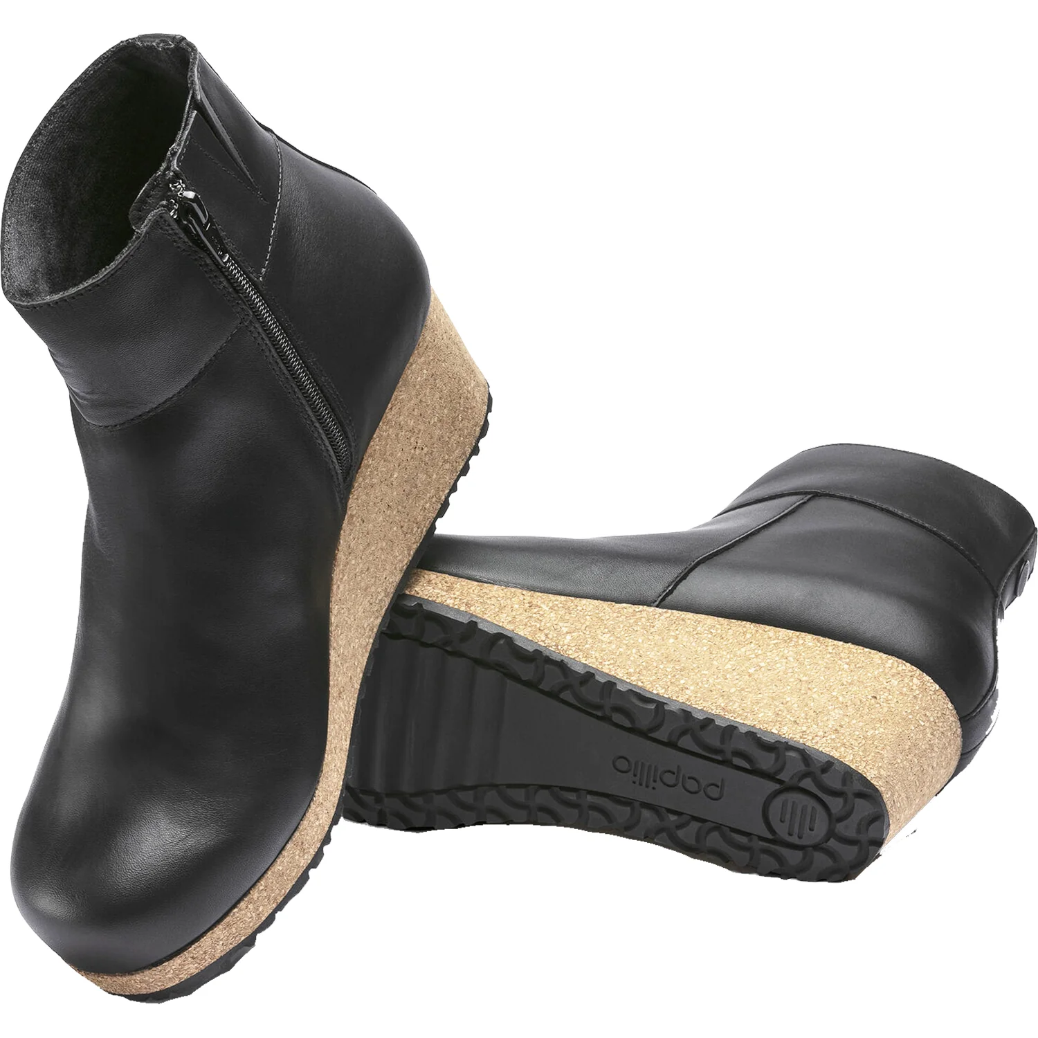 Birkenstock Papillio Ebba Women's Ankle Boots Black Leather - Image 3