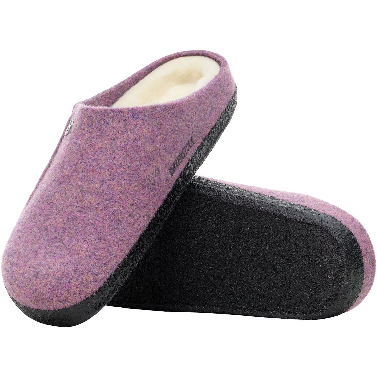 Birkenstock Zermatt Shearling Women's Open Back Slippers Mauve - Image 3
