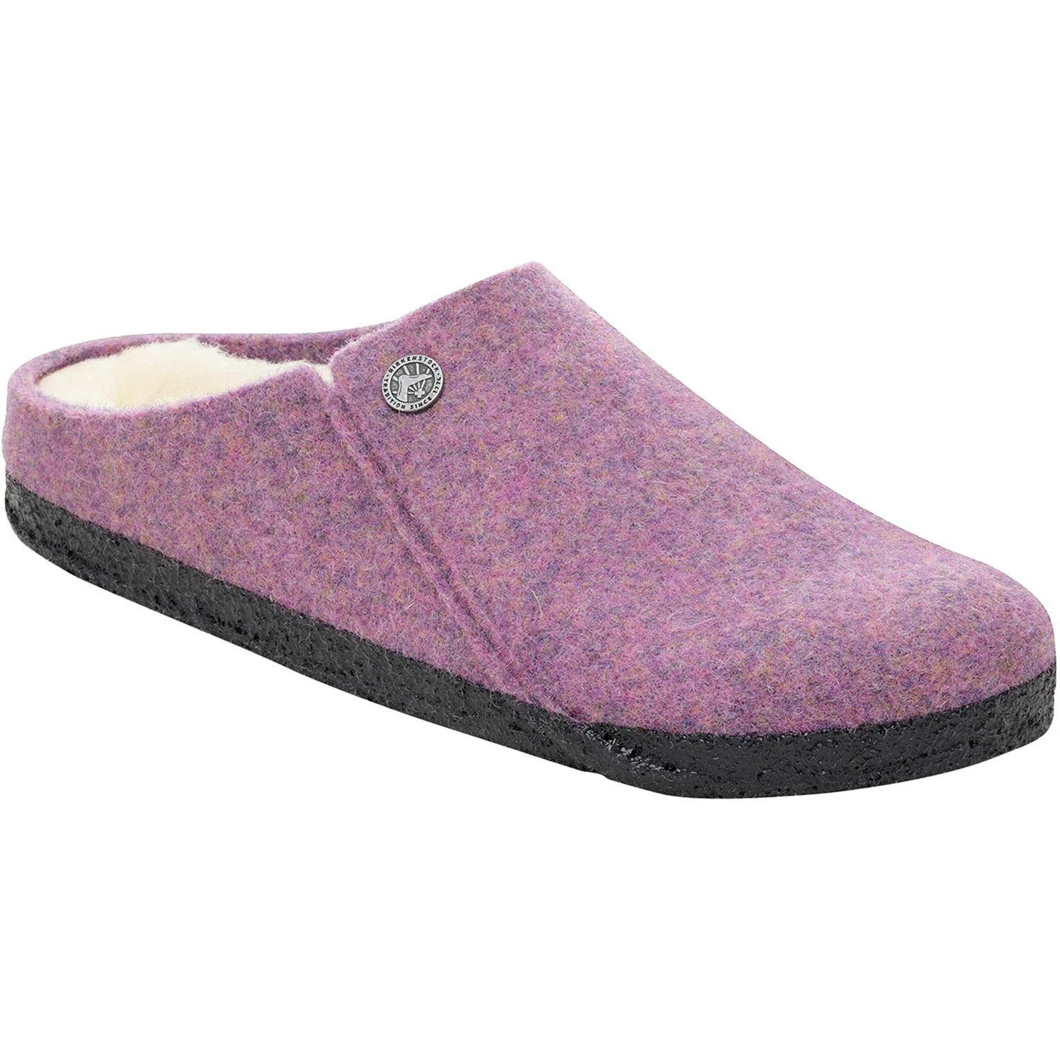 Birkenstock Zermatt Shearling Women's Open Back Slippers Mauve - Image 4