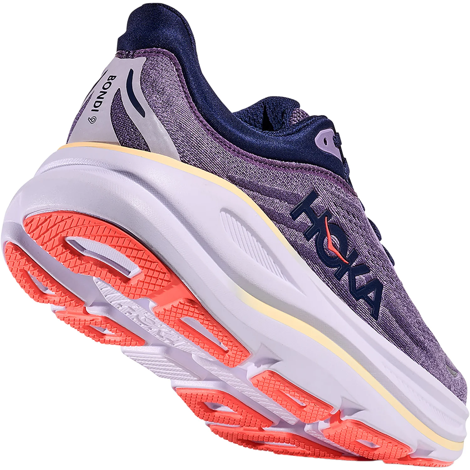 Hoka Bondi 9 (Neutral Support) Women's Athletic Shoes Berry Jam/Berry Patch - Image 7